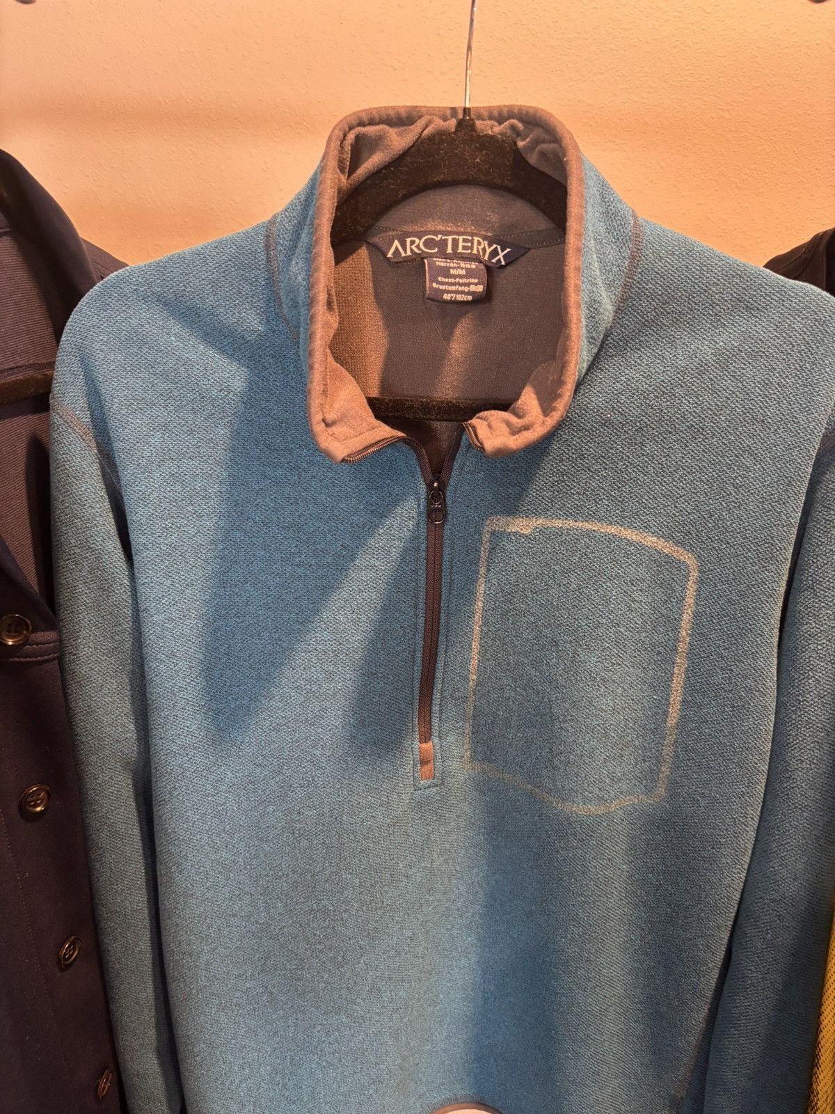 Arc'teryx Arc’teryx Blue Zip Fleece Pullover🐬 Size US M / EU 48-50 / 2 - 2 Thumbnail