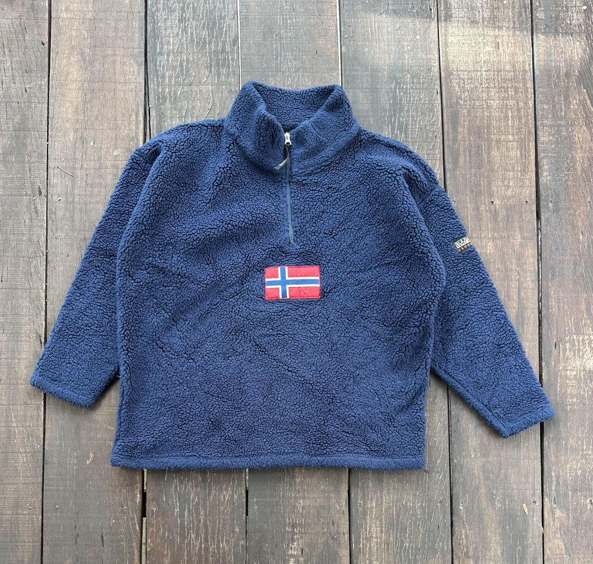 Napapijri Napapijri fleece half zipper Size US L / EU 52-54 / 3 - 1 Thumbnail