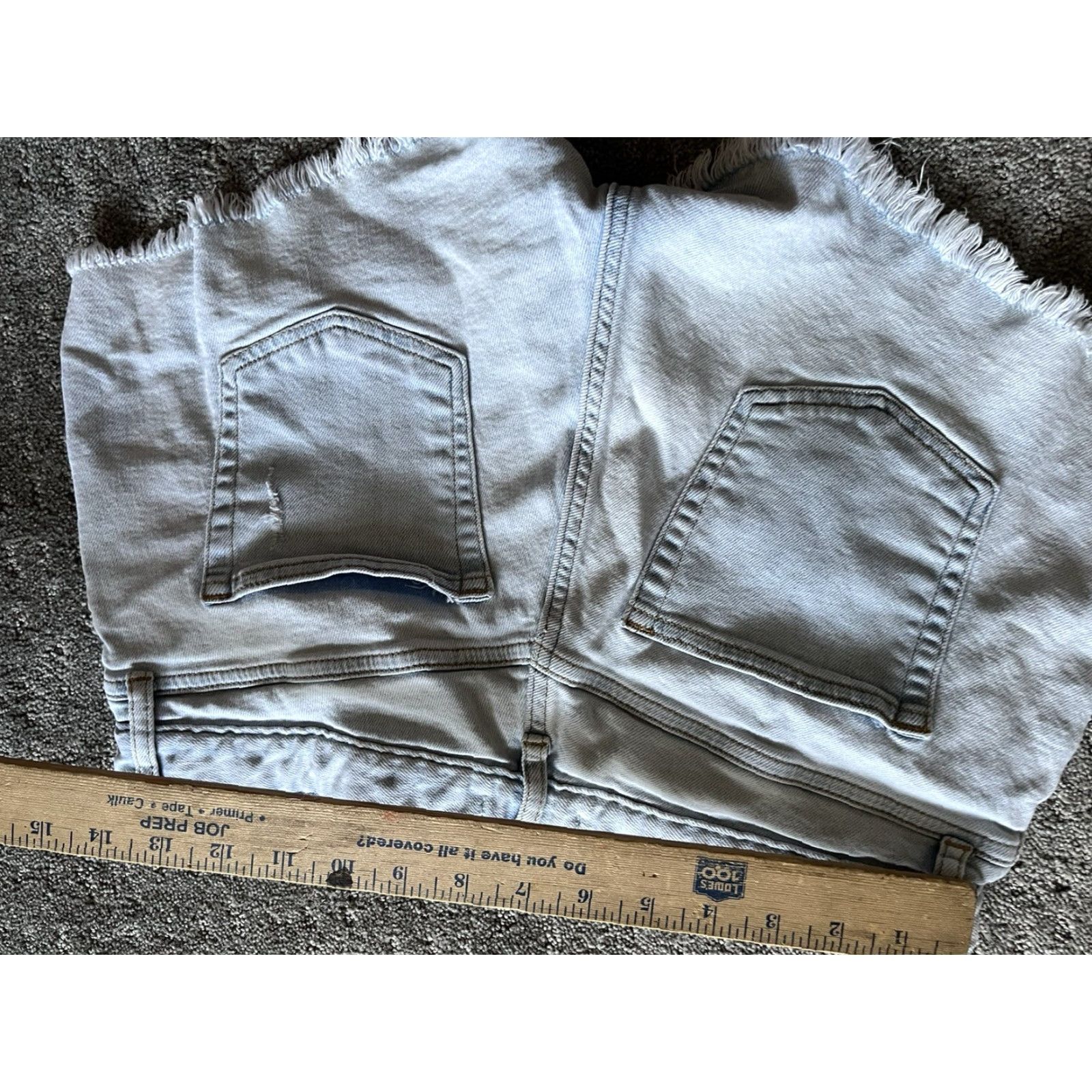 H&M VINTAGE H&M High Waisted Blue Denim Shorts Women Regular Size 8 In Great Condition Blue 8in Inseam Size 30" / US 8 / IT 44 - 4 Thumbnail