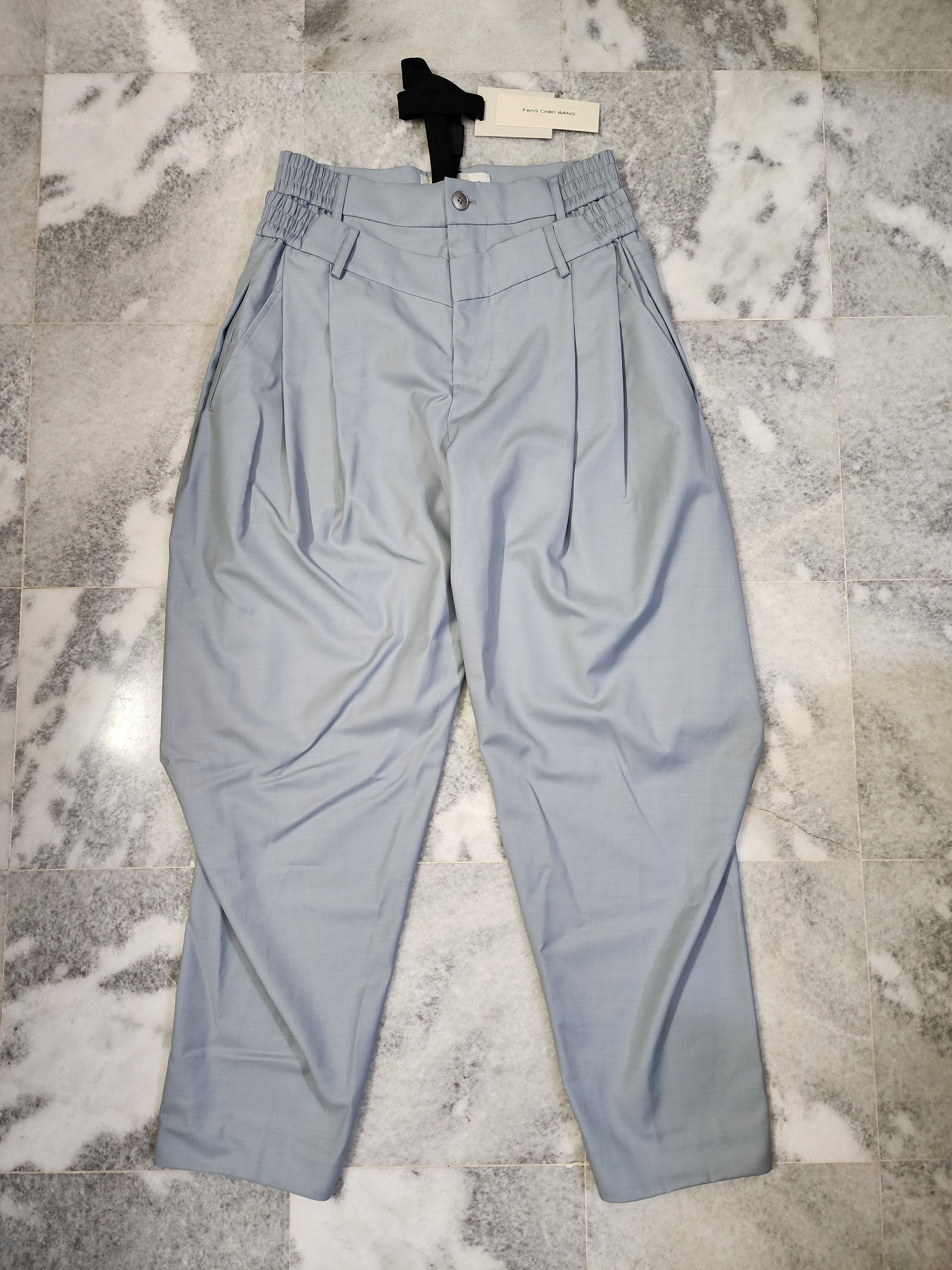 Feng Chen Wang Double Waistband Trousers Size US 34 / EU 50 - 4 Thumbnail