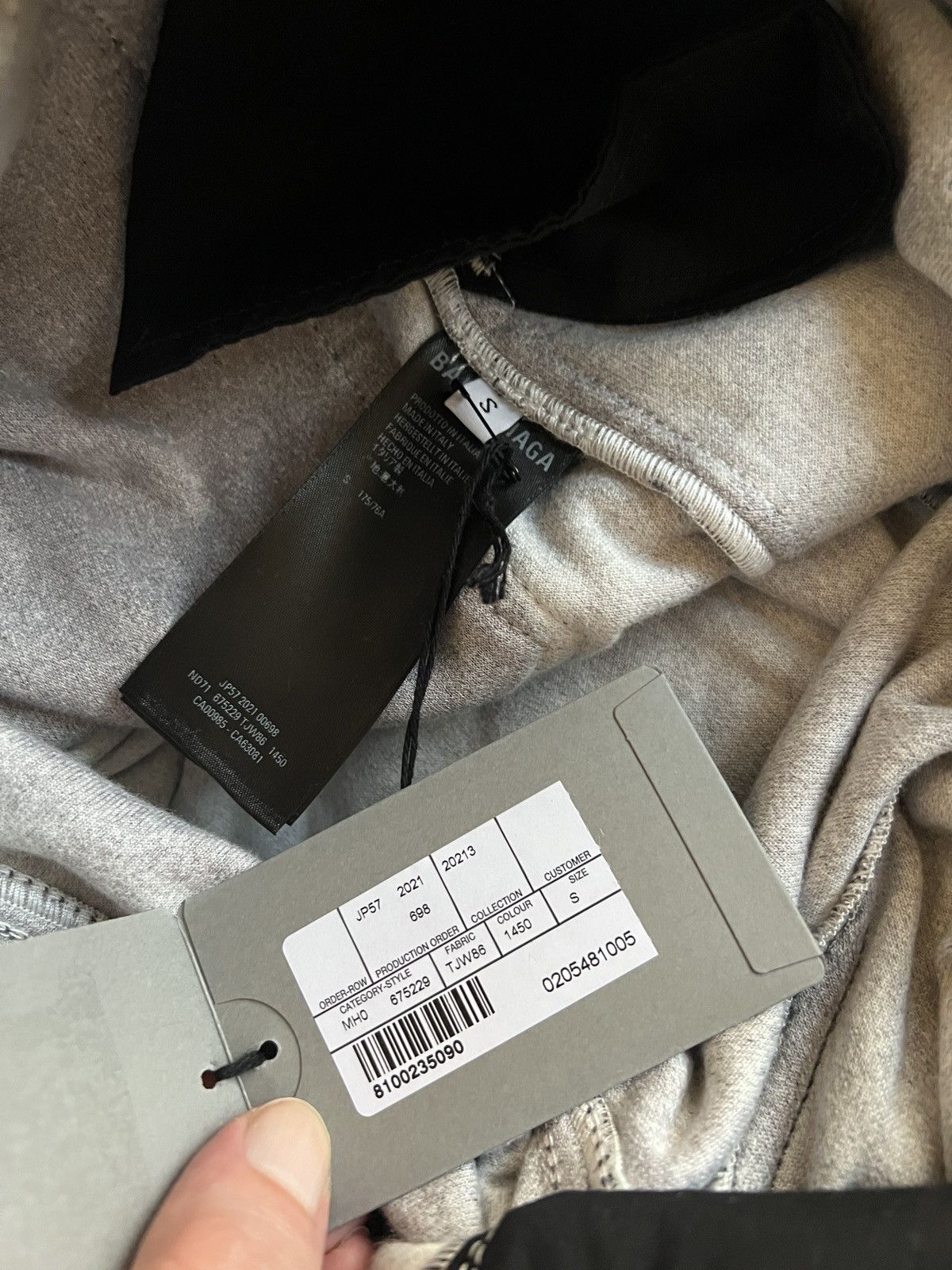 Balenciaga Balenciaga Trompe L'oeil Sweatpants Black/ Grey Sz. S Size US 30 / EU 46 - 9 Thumbnail