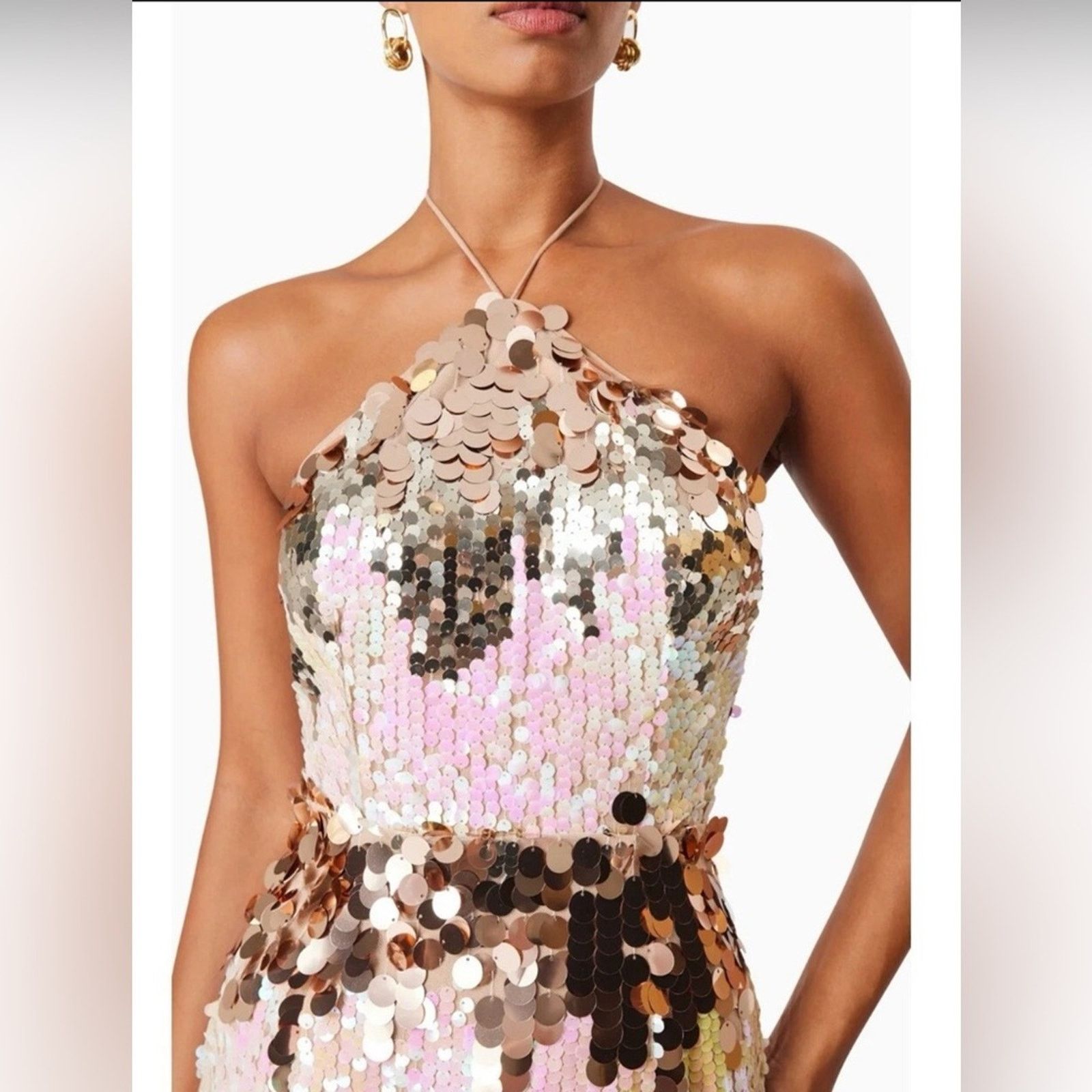 ELLIATT NWT Elliatt $278 Sequin Evening Gown - Multicolor size S Size S / US 4 / IT 40 - 7 Thumbnail