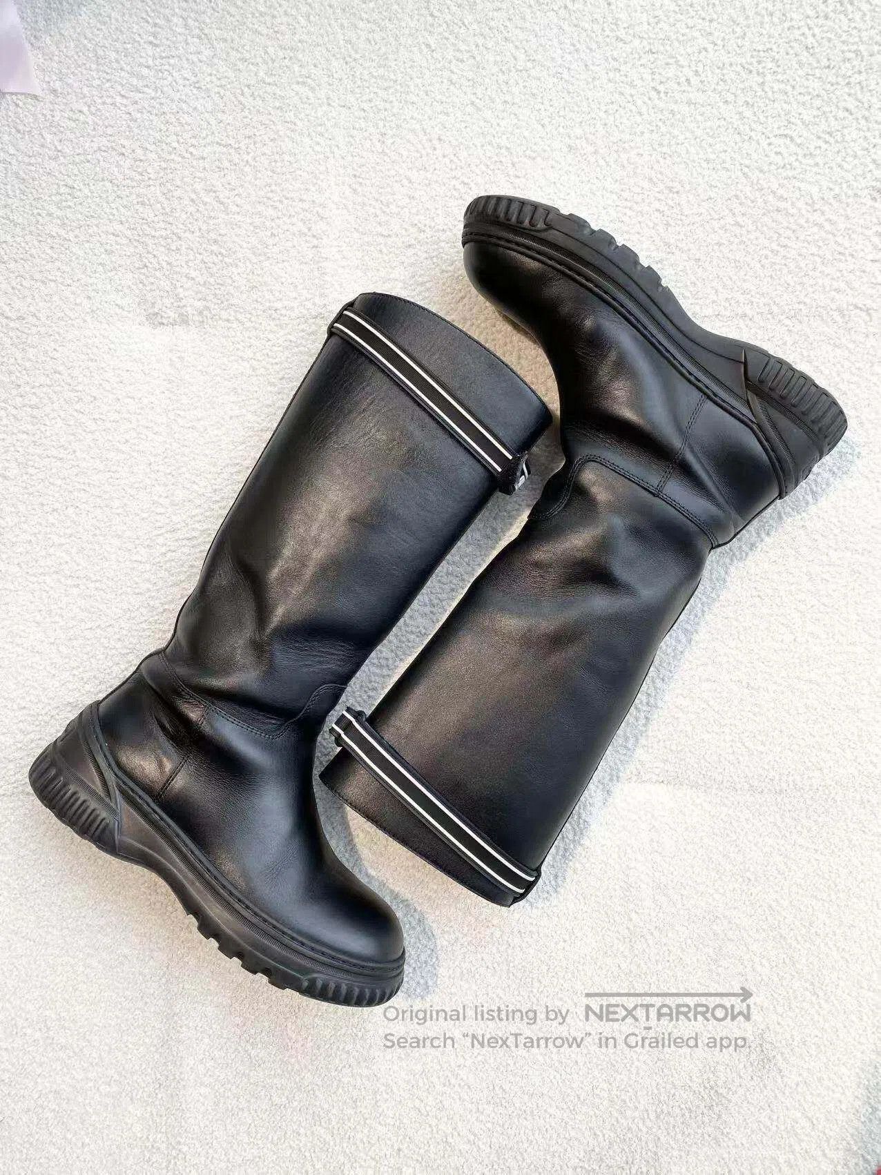 Dior Dior Logo Leather Knee High Boots| Size US 6.5 / IT 36.5 - 3 Thumbnail