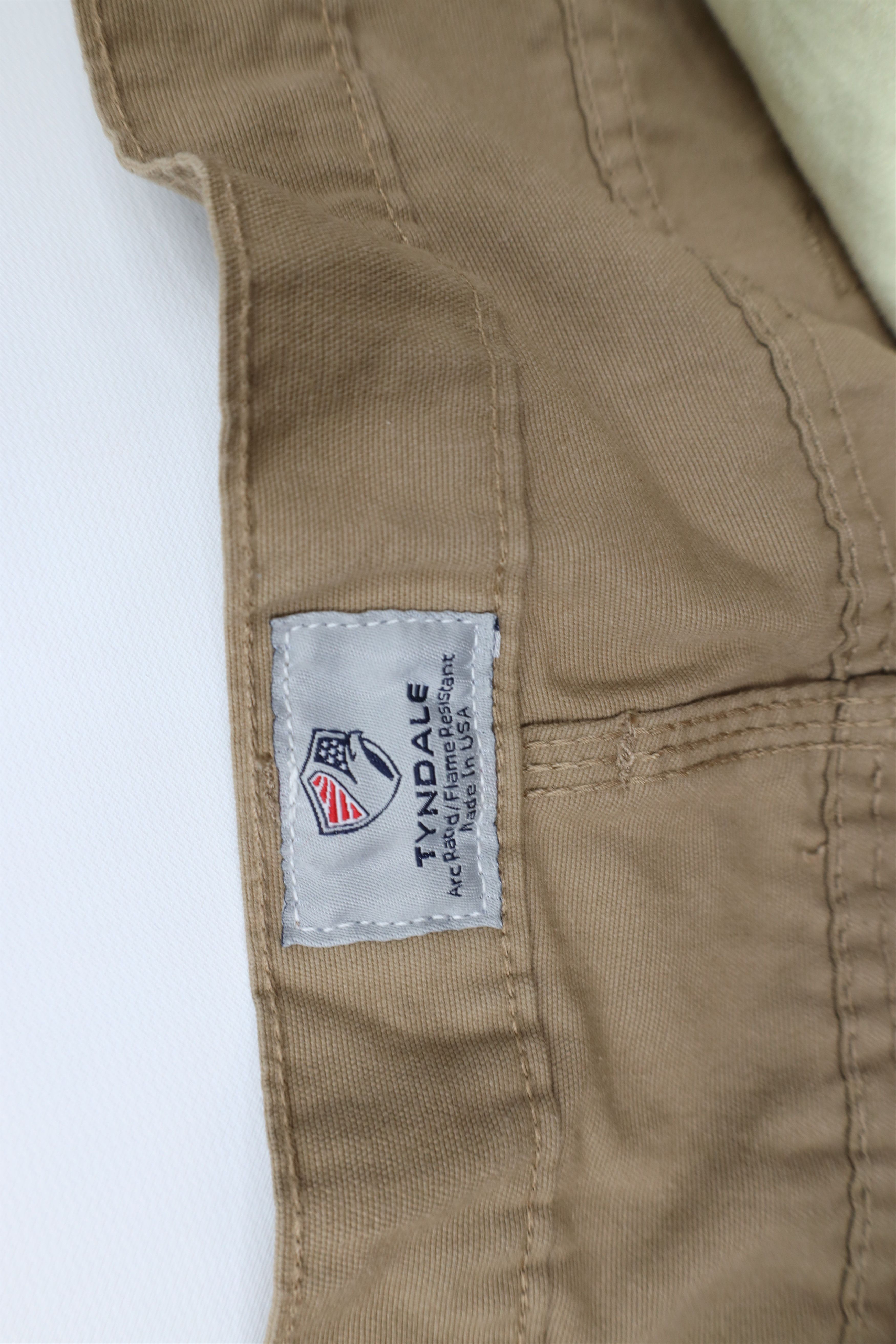 Vintage Tyndale FR Fire Flame Resistant Wide Leg Dungaree Pants USA Size US 38 / EU 54 - 9 Thumbnail