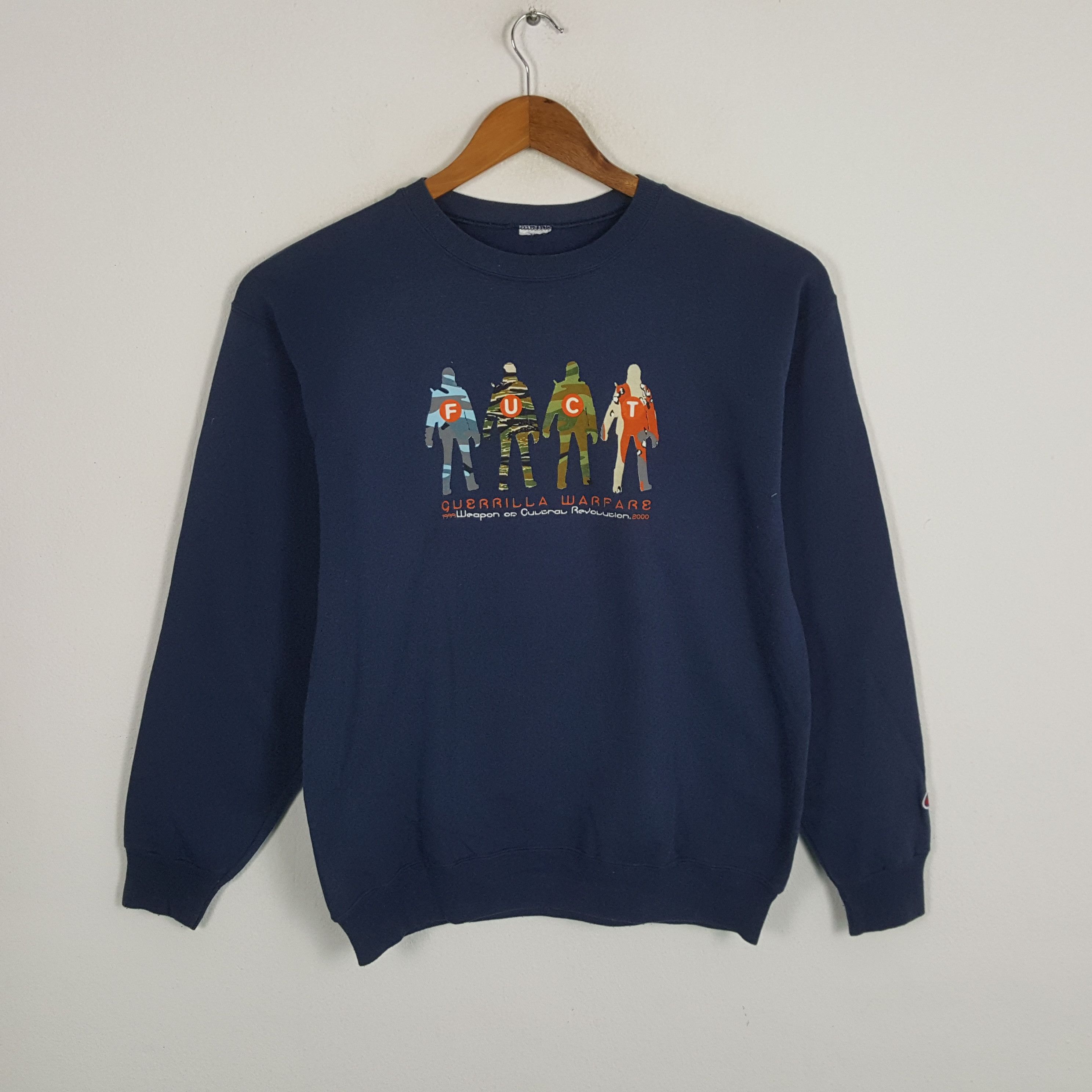 Champion × FUCT × Vintage Vintage FUCT x CHAMPION Streetwear Skateboard Sweatshirts Size US M / EU 48-50 / 2 - 1 Thumbnail