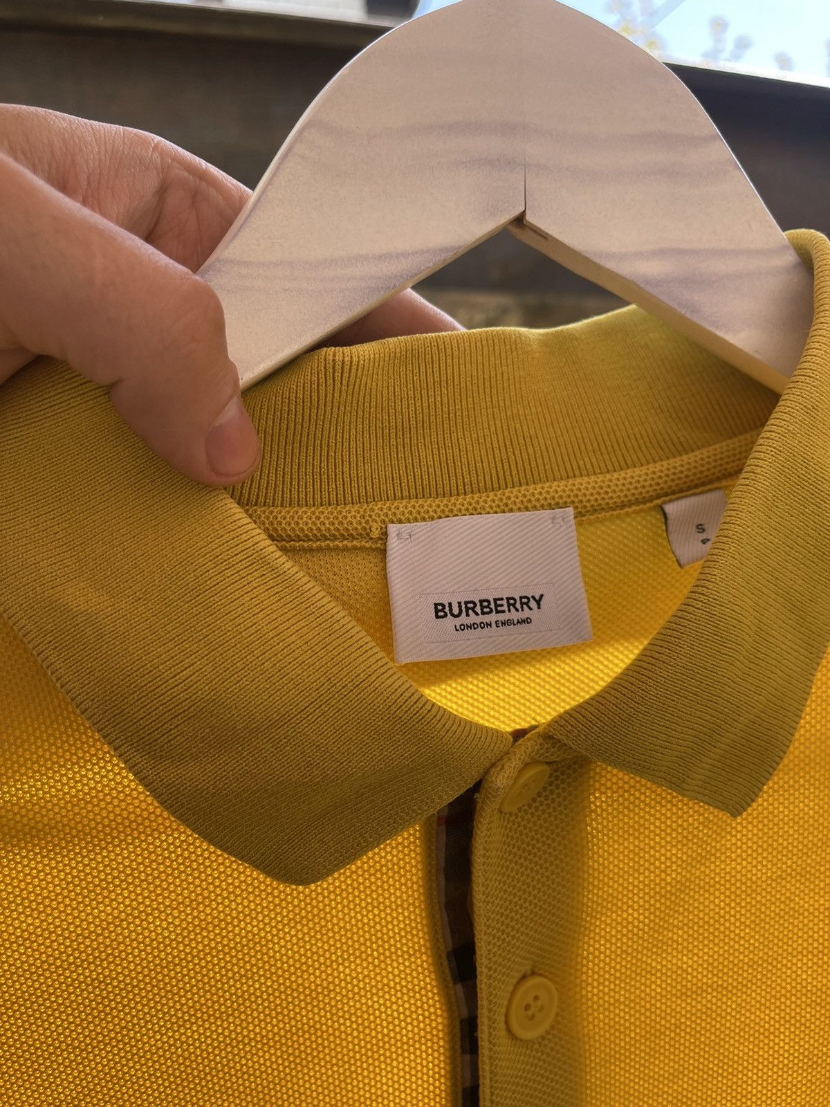 Burberry Burberry Yellow Polo shirt new collection Size US S / EU 44-46 / 1 - 6 Thumbnail