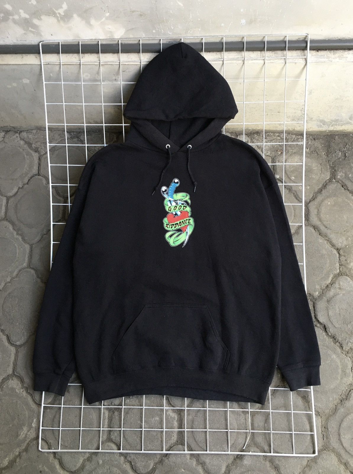 Vintage Vintage Good Riddance Hoodie Size US XL / EU 56 / 4 - 1 Thumbnail