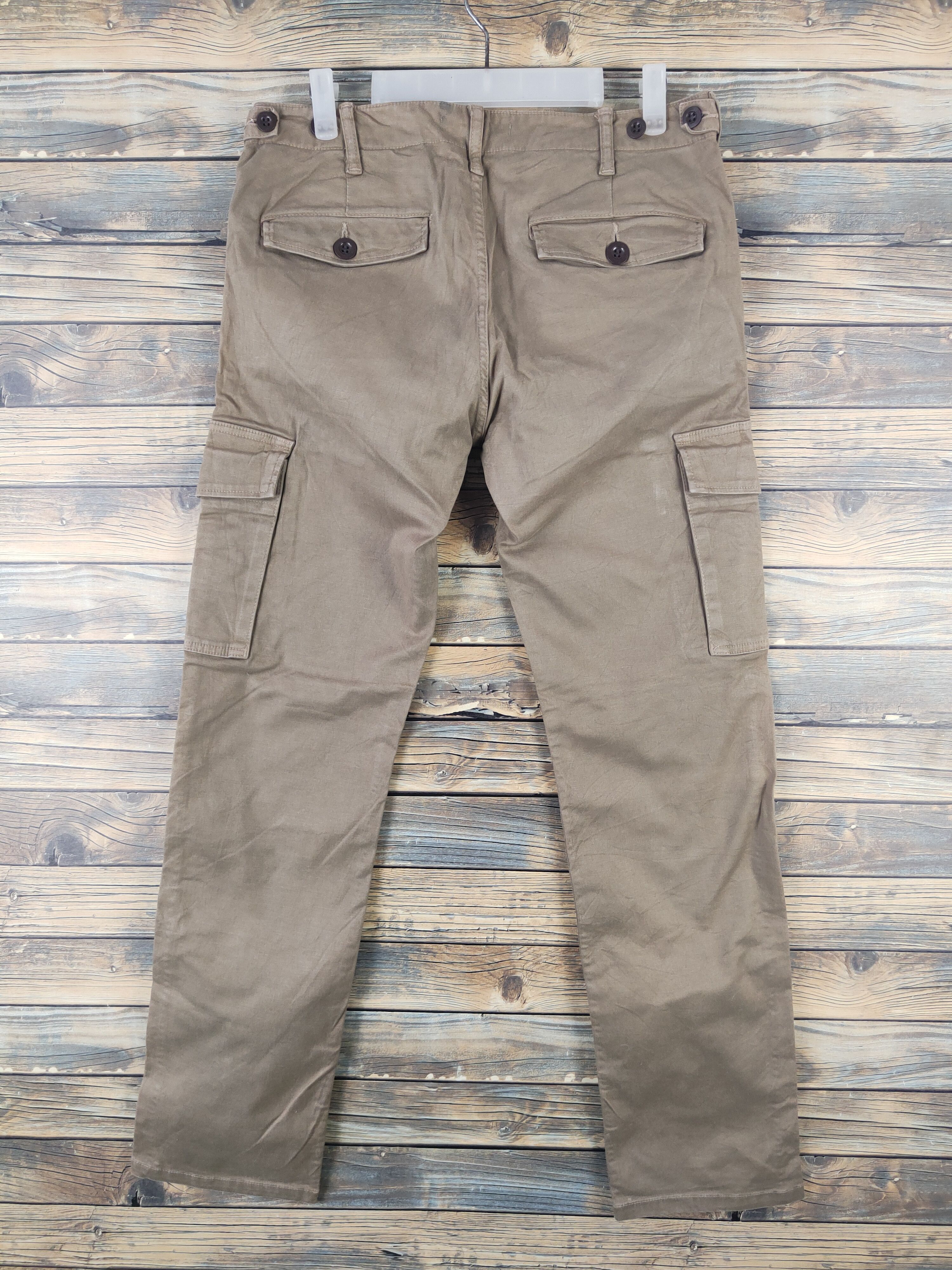 Johnbull DL John Bull Brown Multipocket Tactical Cargo Pants #729 Size US 32 / EU 48 - 7 Thumbnail