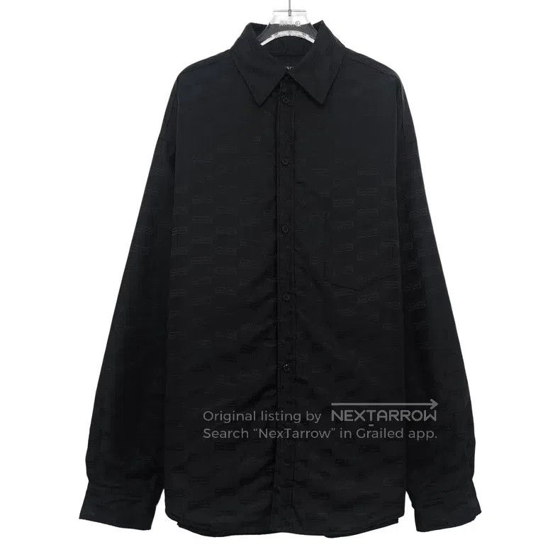 Balenciaga Balenciaga Alphabet Embroidered Single Button Collar Long Size US M / EU 48-50 / 2 - 1 Thumbnail