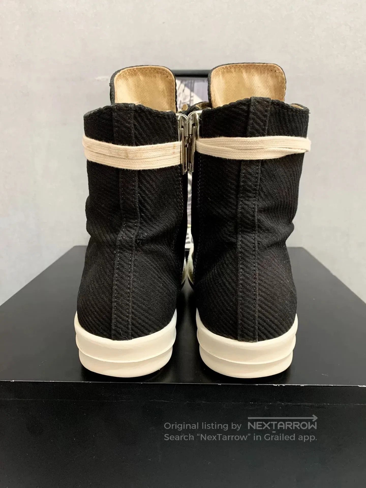 Rick Owens rick owens high. Size US 10.5 / EU 43-44 - 7 Thumbnail