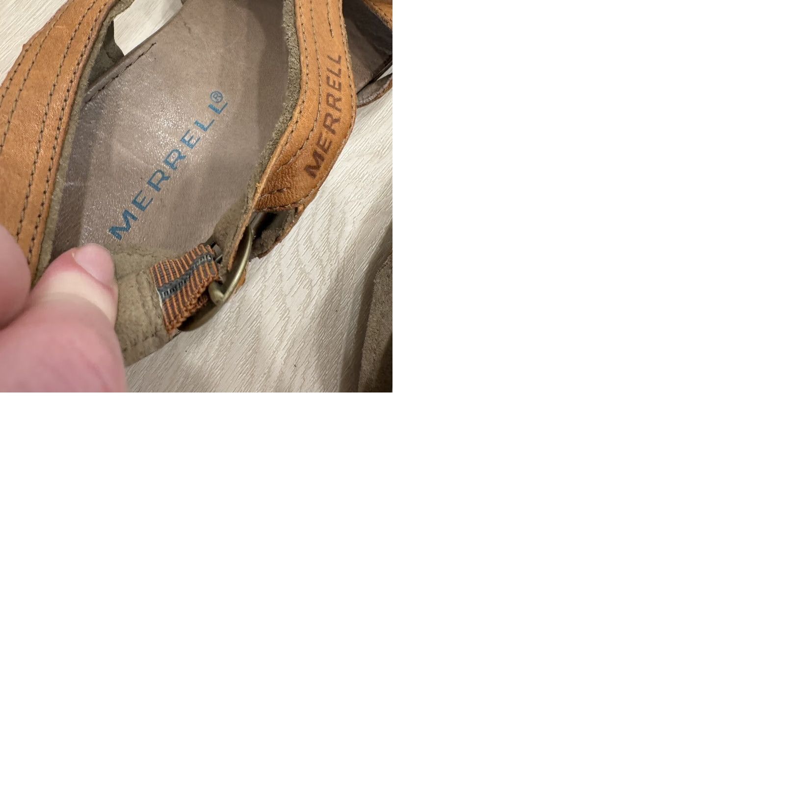 Merrell Merrell Sandals Leather Cross-Strap Slingback Women Brown 6 US Size US 6 / IT 36 - 9 Thumbnail