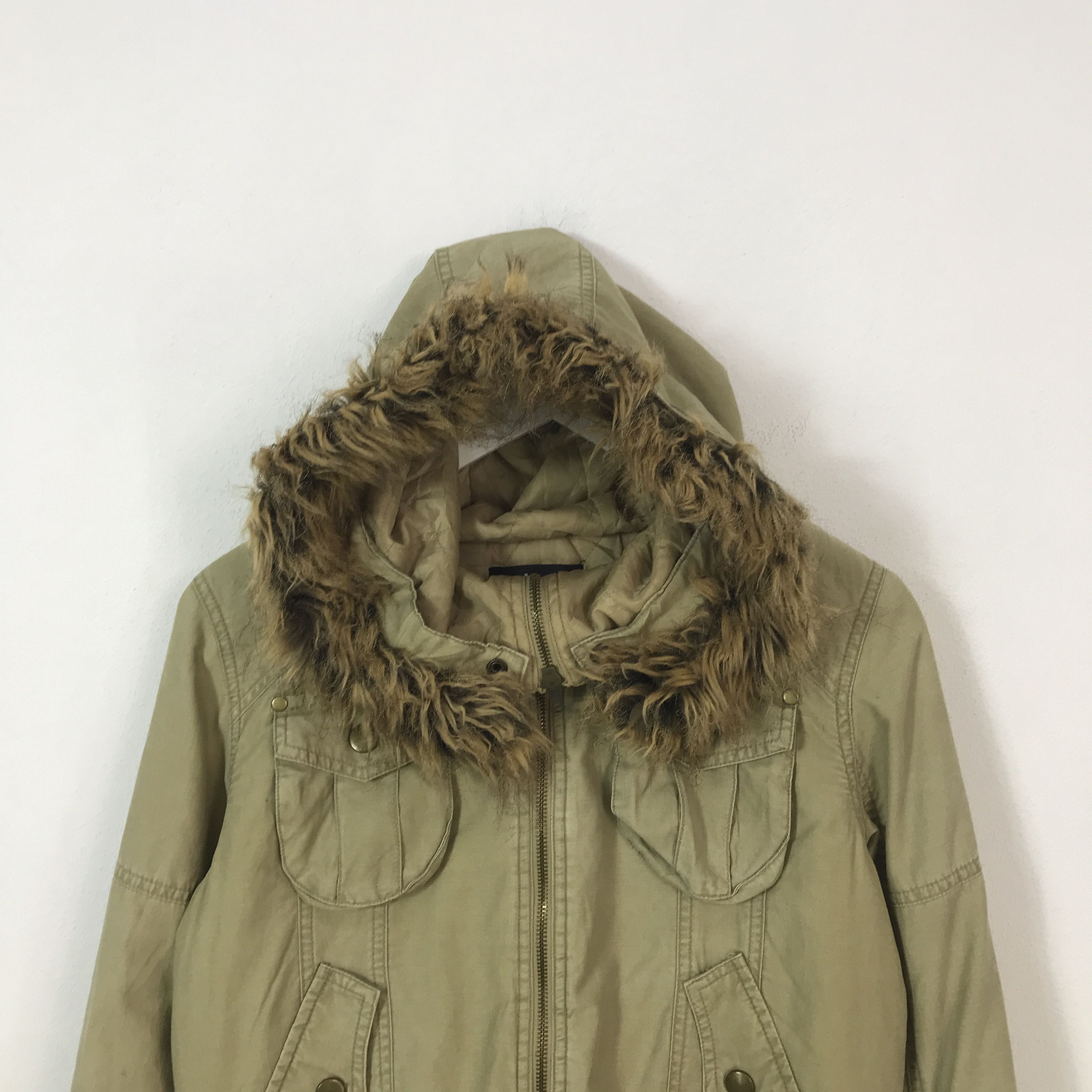 Japanese Brand vintage Japan style m-ii fur hoodie jacket K61B18 Size US M / EU 48-50 / 2 - 2 Thumbnail