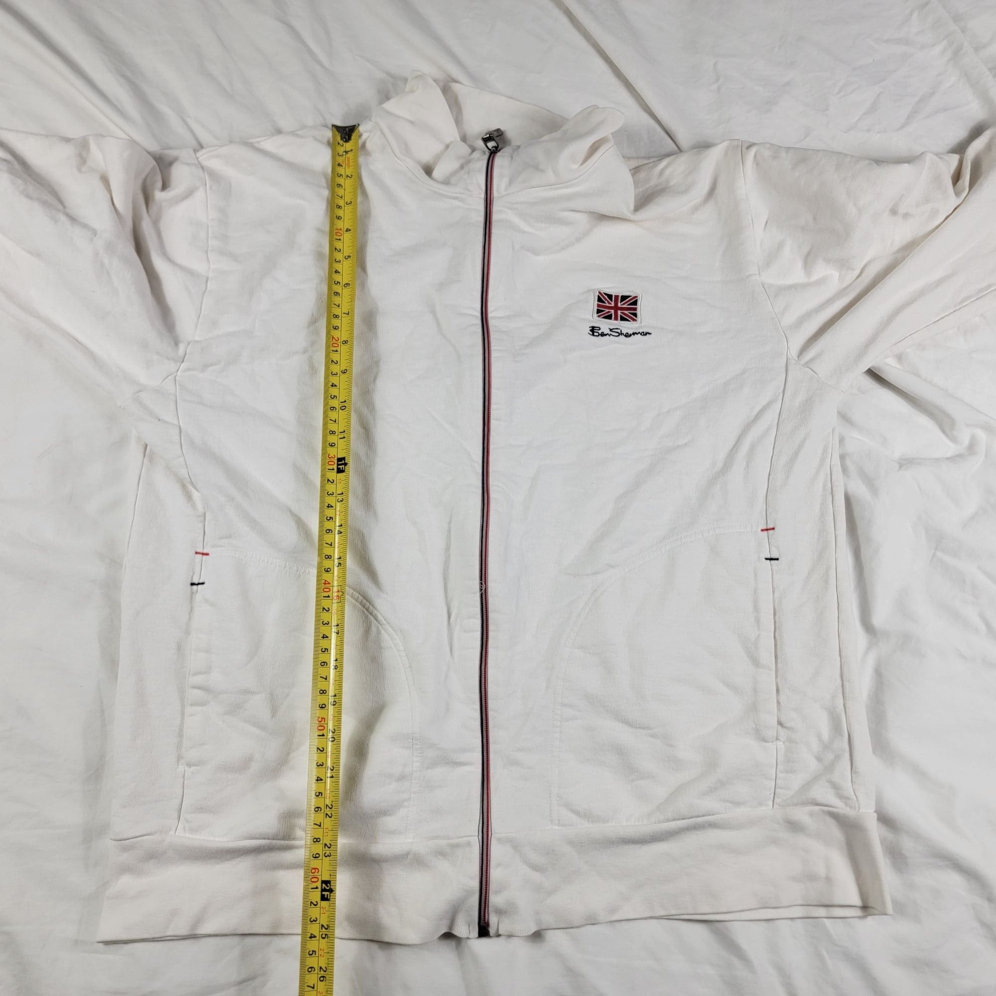Ben Sherman Ben Sherman Mens XL White Track Jacket Casual Winter Warm Ou Size US XL / EU 56 / 4 - 9 Thumbnail
