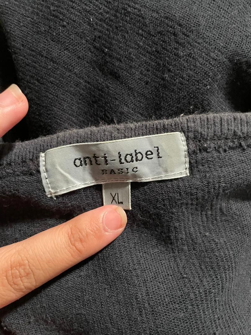Japanese Brand K7-17 Anti-Label basic black shirt Size US L / EU 52-54 / 3 - 13 Thumbnail