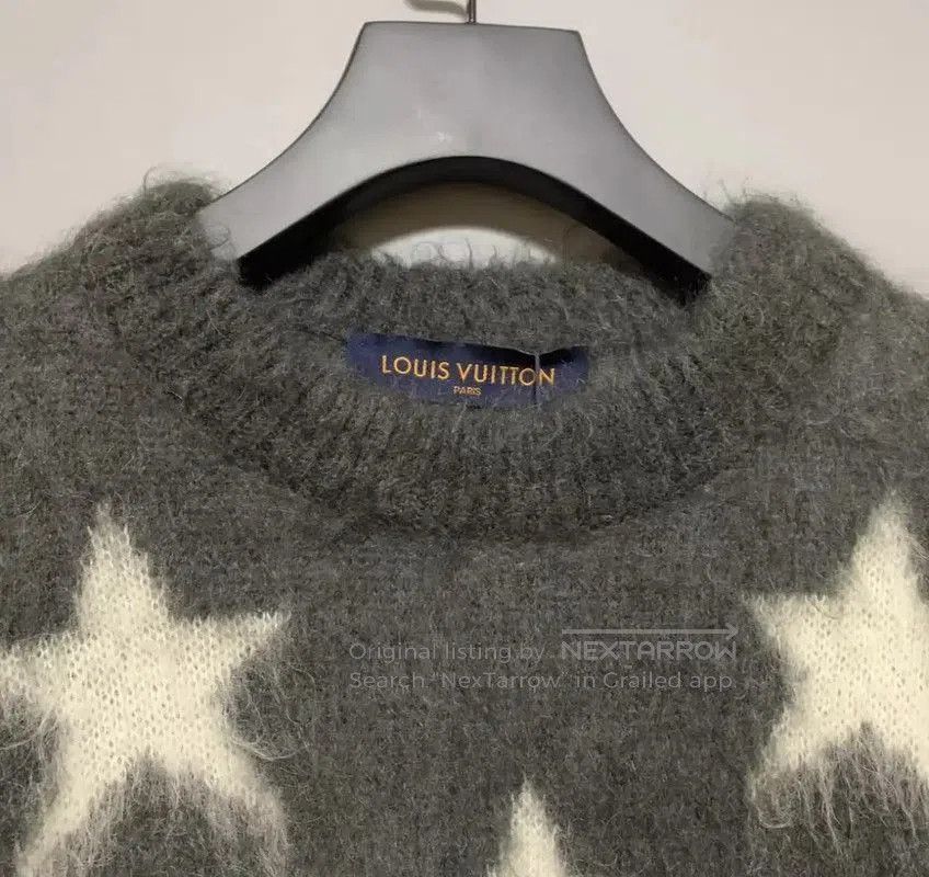 Louis Vuitton Louis Vuitton Gray Knit Sweater for Men . Size US S / EU 44-46 / 1 - 3 Thumbnail