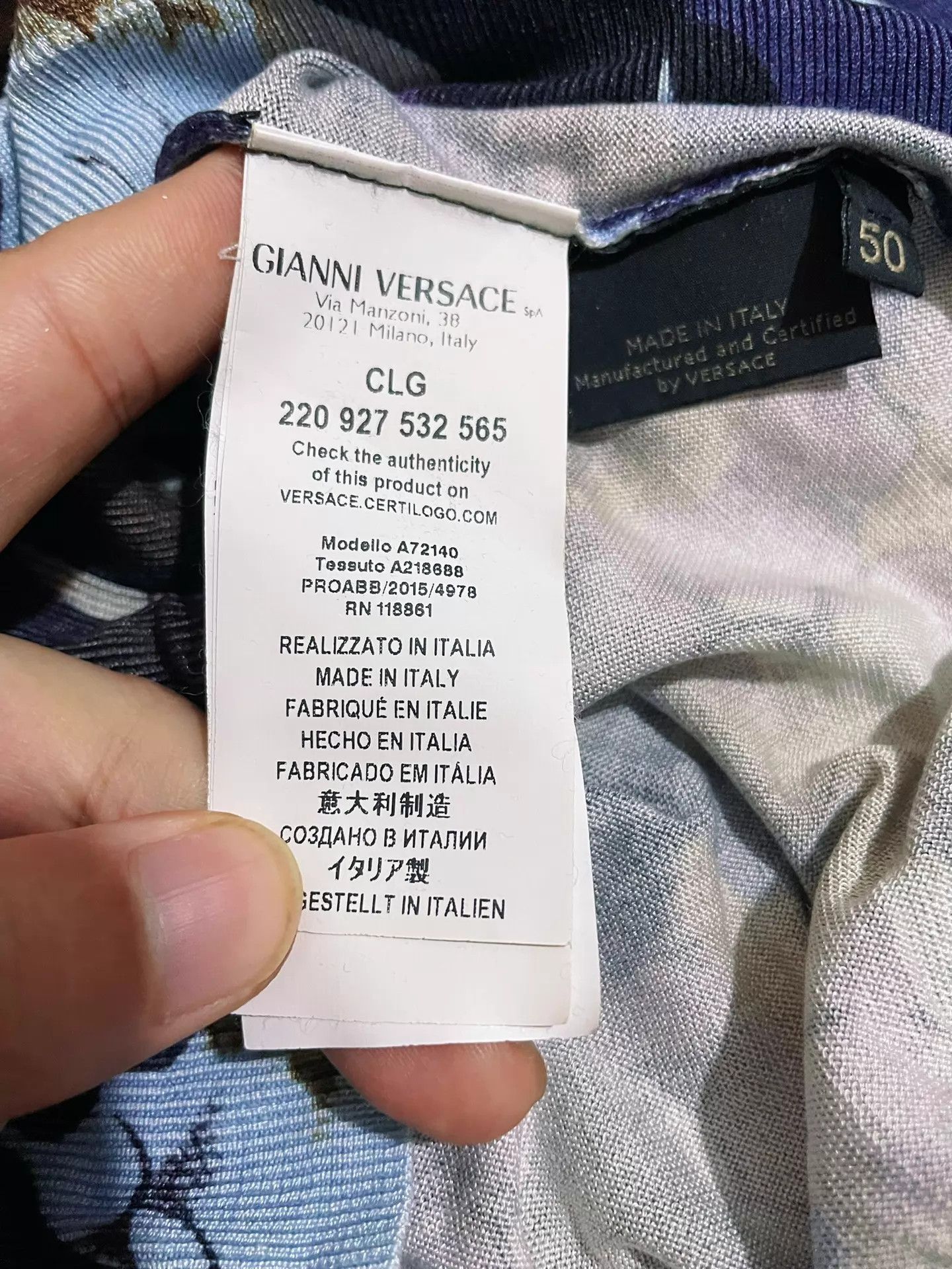 Versace Versace Runway Floral All-Over Print Long Sleeve Size US M / EU 48-50 / 2 - 7 Thumbnail