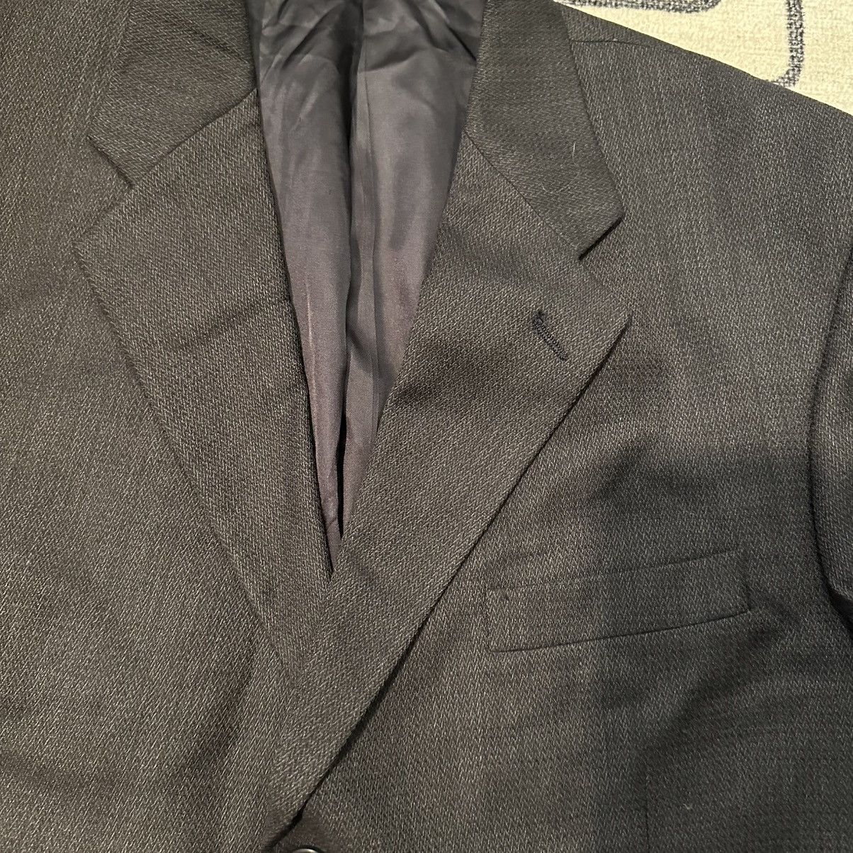 Designer × Givenchy × Vintage Vintage Givenchy Monsieur Wool Suit Jacket Sport Coat Blazer Size 40R - 3 Thumbnail