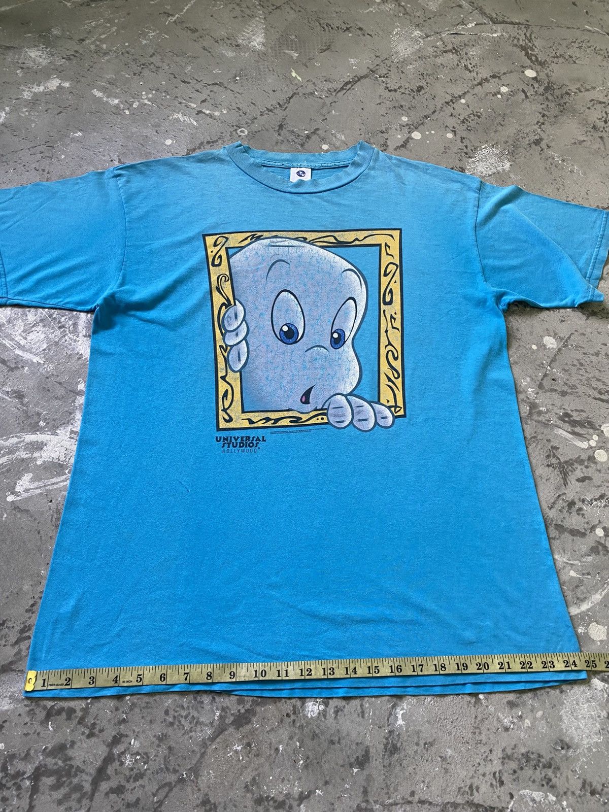 Universal Studios Vintage 80s Casper Movie by Universal Studios Distressed Tee Size US XL / EU 56 / 4 - 16 Thumbnail