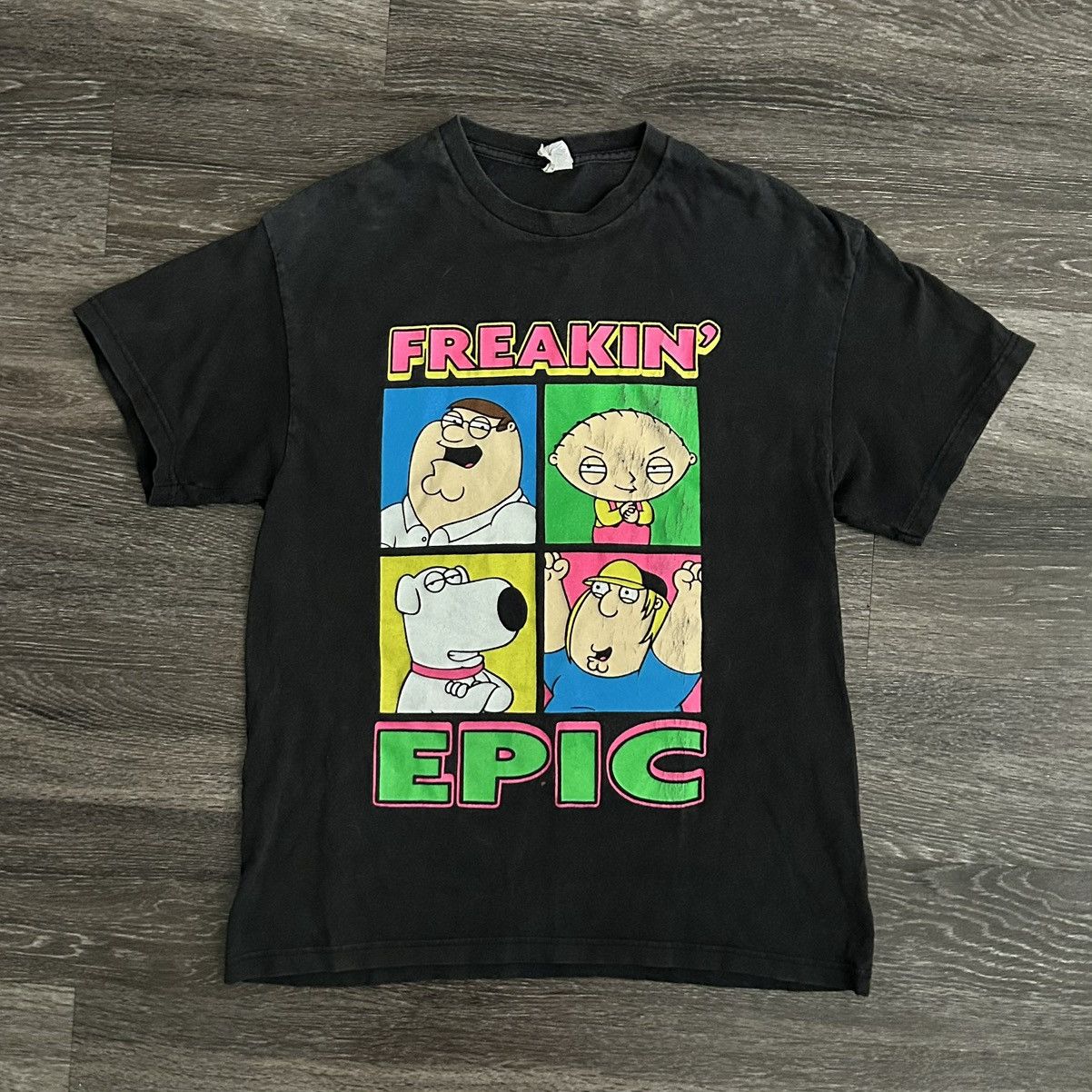 Delta × Vintage Retro/Vtg Family Guy Freakin’ Epic Delta Pro-Weight Tee Size US L / EU 52-54 / 3 - 1 Thumbnail