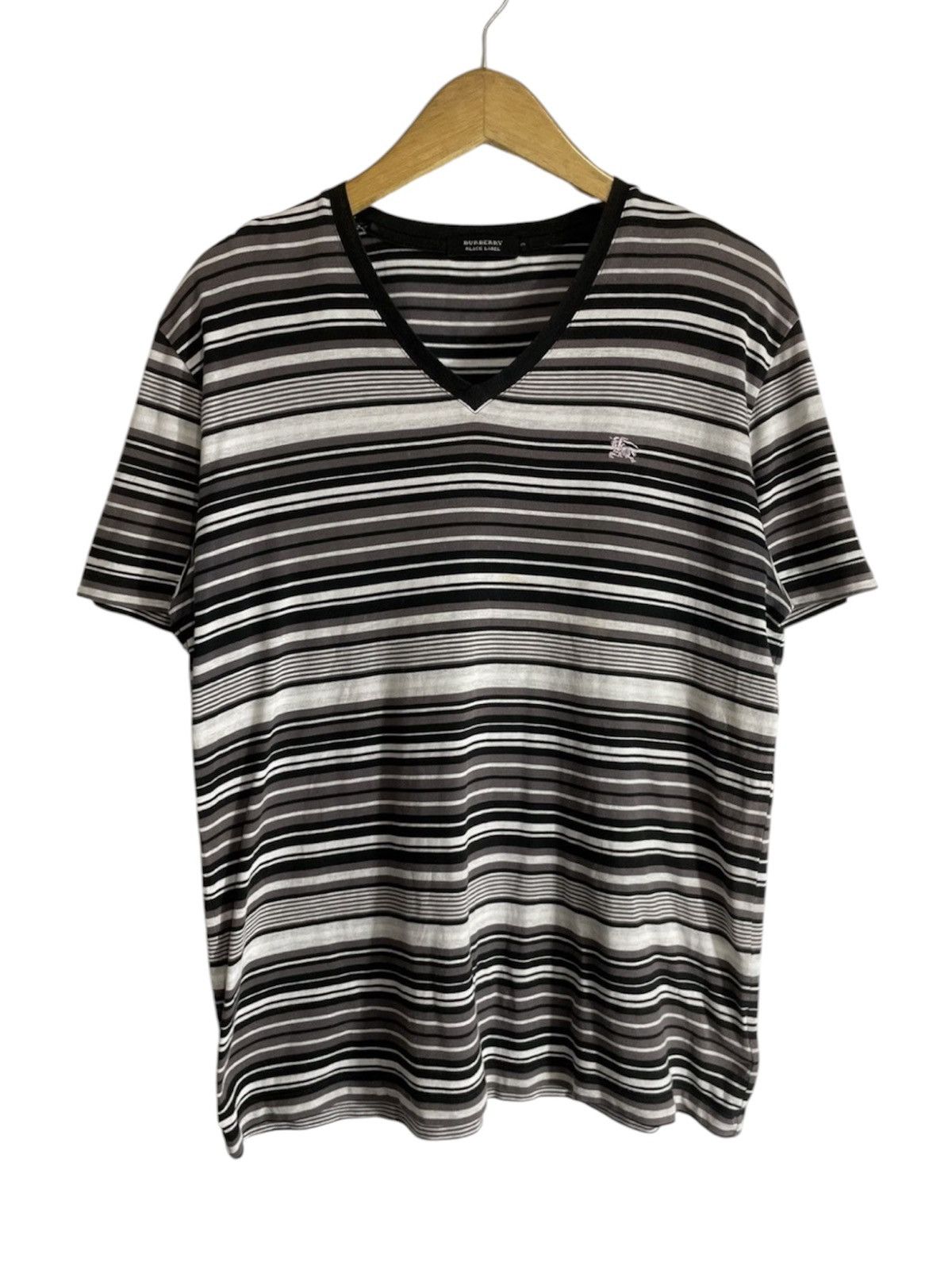 Burberry Burberry Black Label striped Tshirt Size US M / EU 48-50 / 2 - 1 Thumbnail