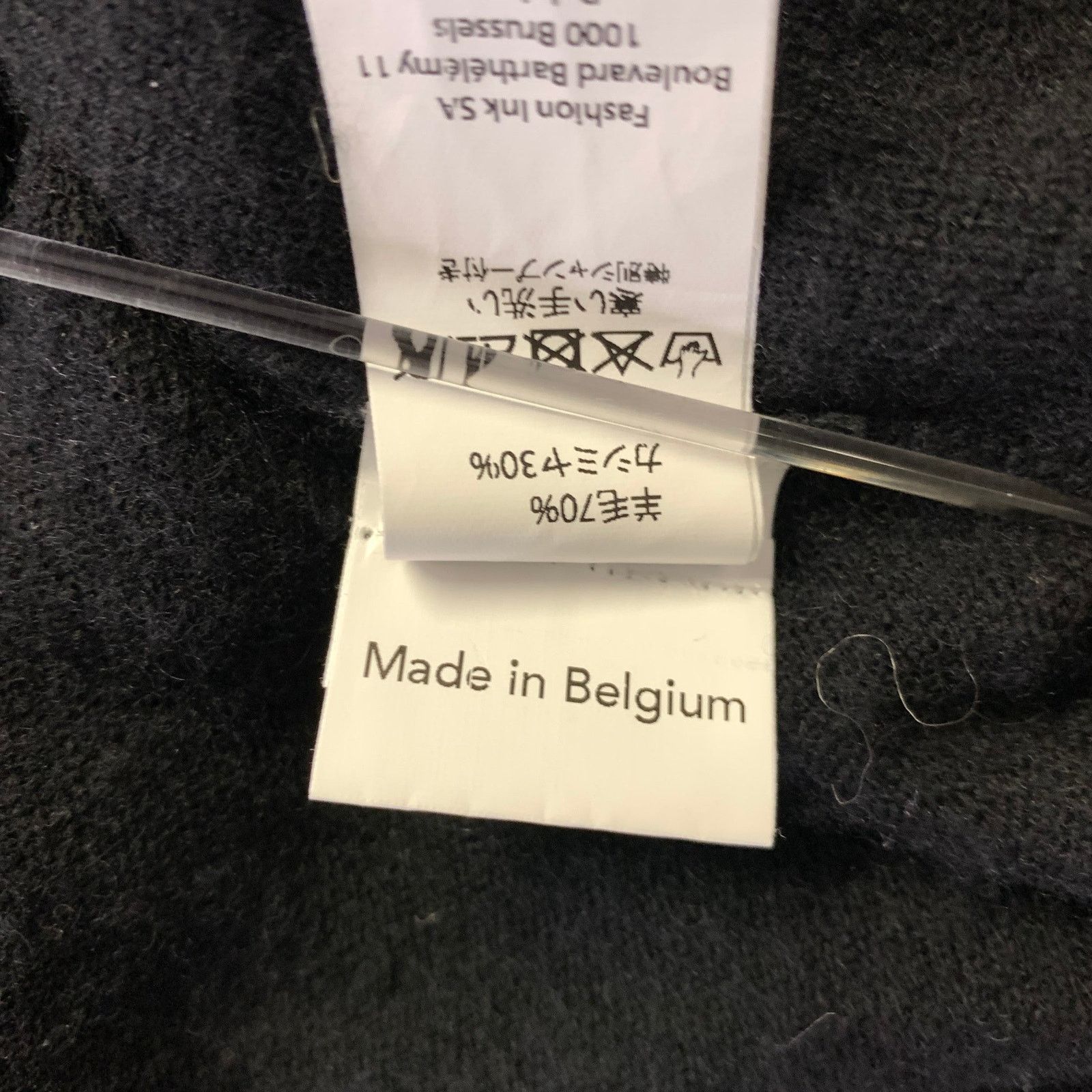 SOFIE D'HOORE SOFIE D'HOORE Size S Black Wool Cashmere Crewneck Sweater Size S / US 4 / IT 40 - 6 Thumbnail