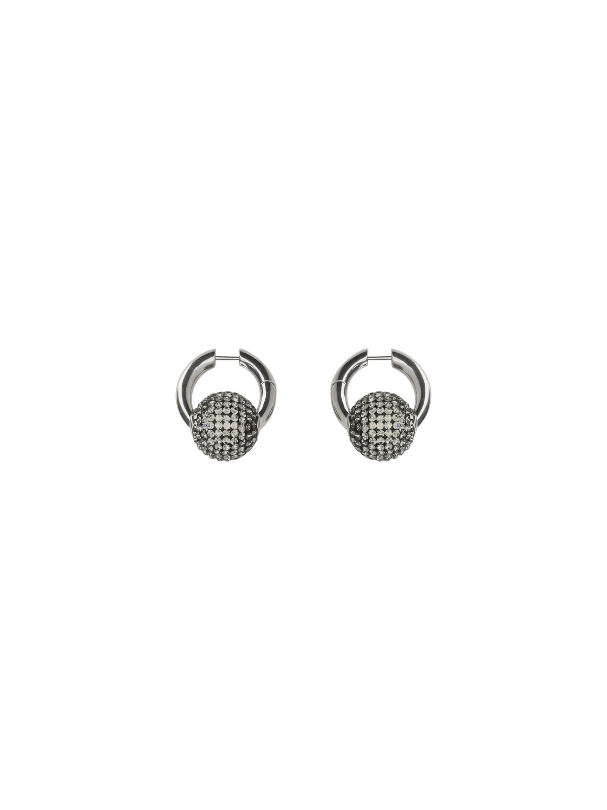 Balenciaga o1bcso1str0326 Size: S / Quantum Earrings in Silver Size ONE SIZE - 2 Thumbnail