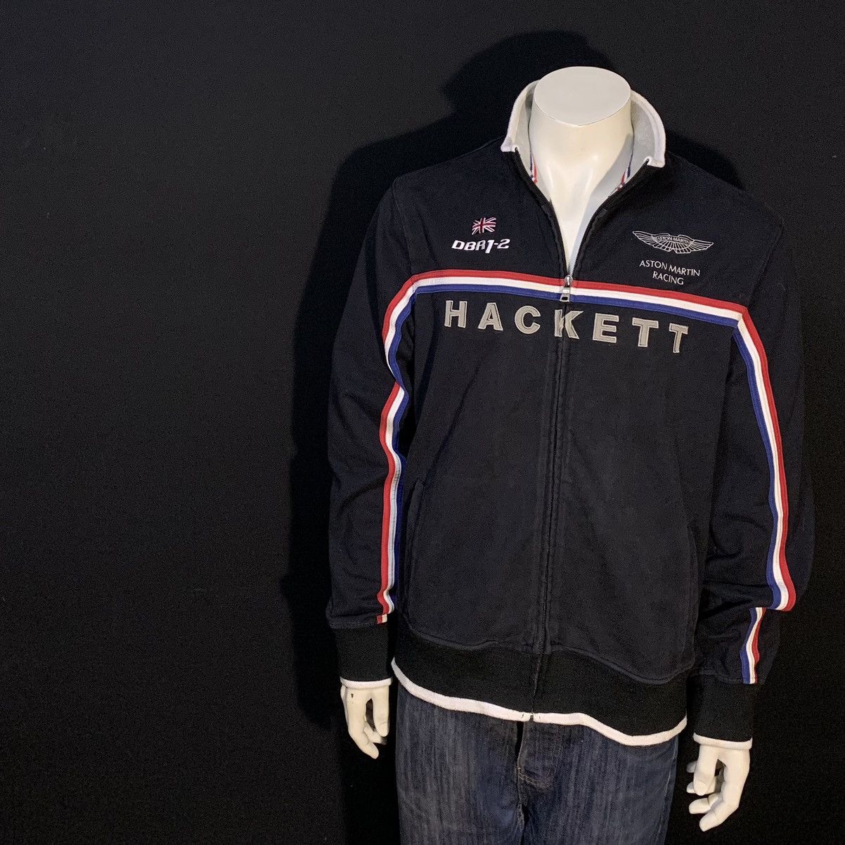 Hackett Hackett Aston Martin Zip Sweater Big Logo Size XXL Size US XXL / EU 58 / 5 - 1 Thumbnail