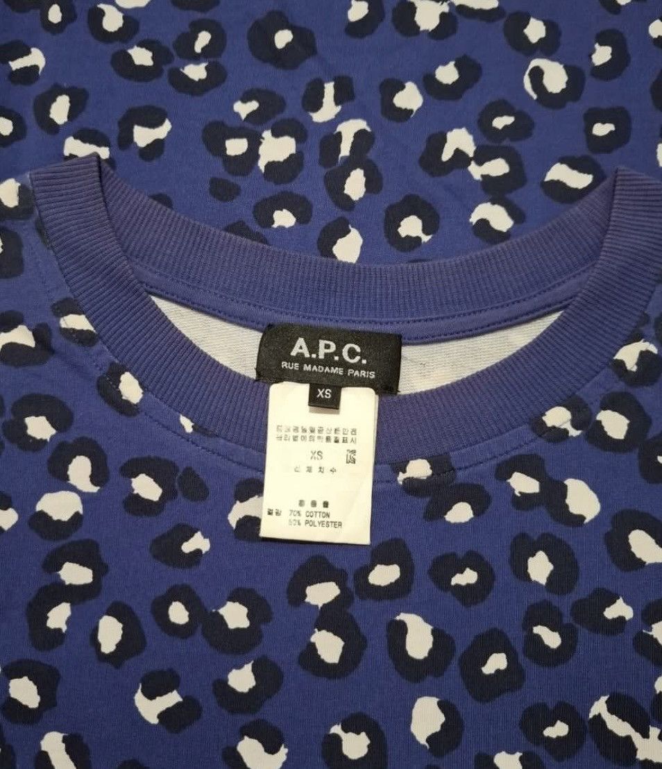 A.P.C. A.P.C Leopard Faded Sweater Size XS / US 0-2 / IT 36-38 - 3 Thumbnail