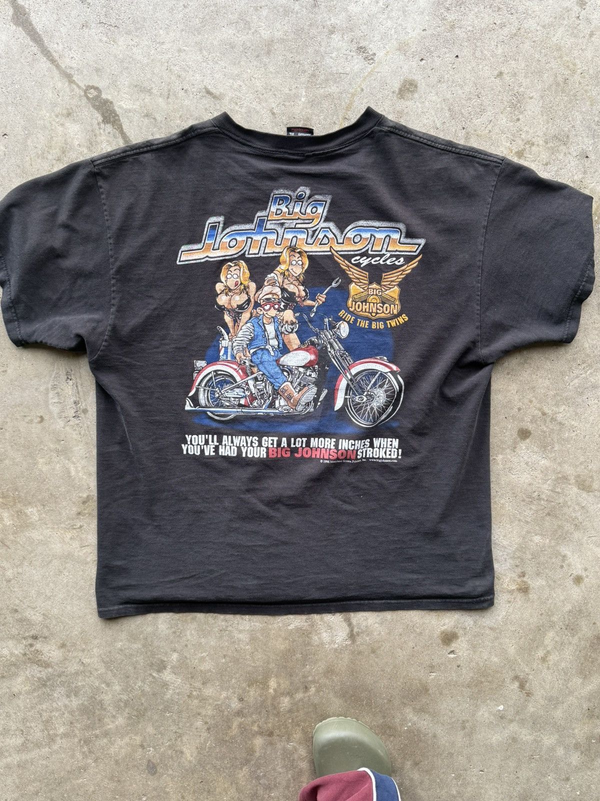 Other 90’s Vintage “Big Johnson” Motorcycle Tee Size US XL / EU 56 / 4 - 3 Thumbnail