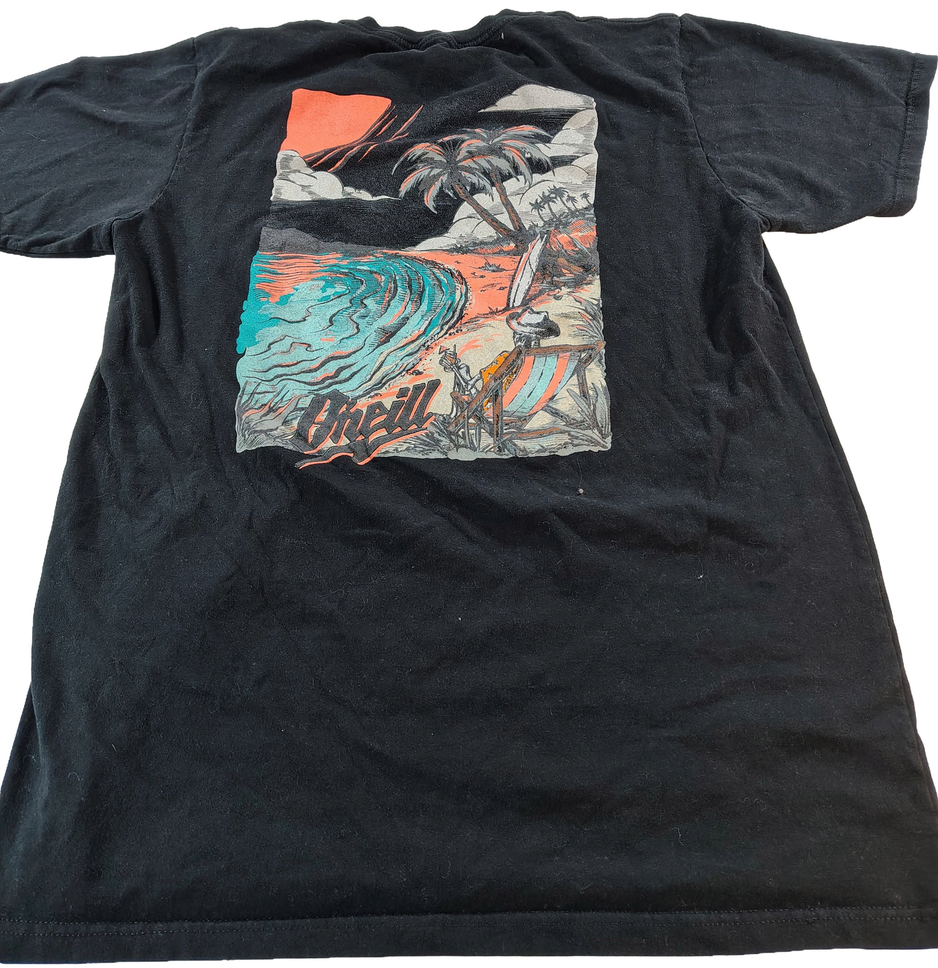 O'Neill Men's 90's Vintage Large Black O'Neil Surfing T-Shirt Size US L / EU 52-54 / 3 - 1 Thumbnail