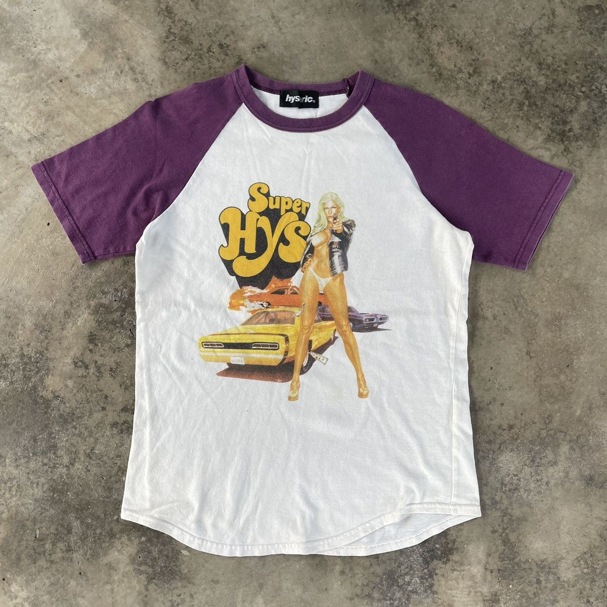 【希少】HYSTERIC GLAMOUR-Nude Girl RaglanTee Hysteric Glamour Naked Girl Raglan Shirt / Vintage Hysteric