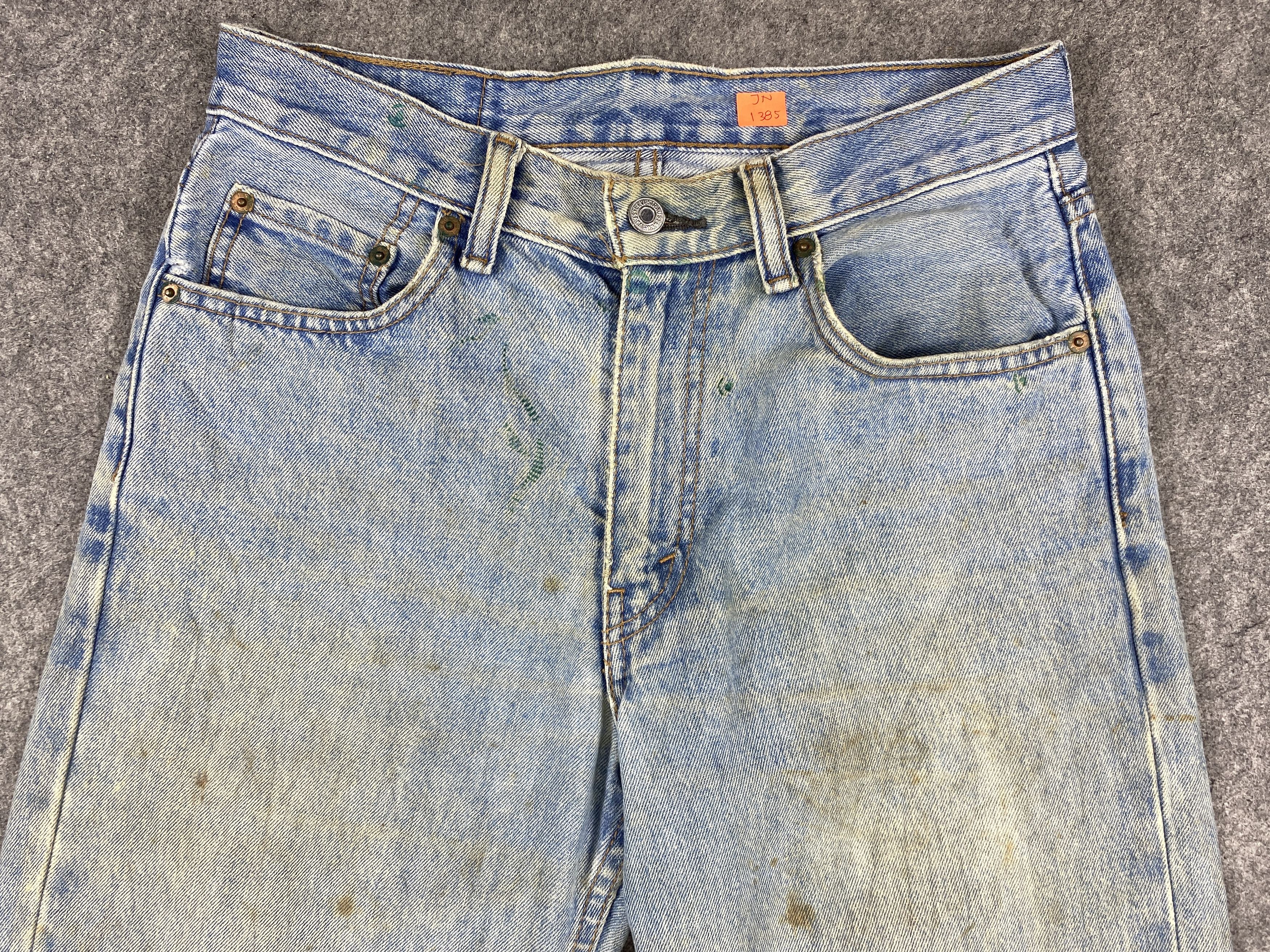 Levi's Dirty Blue Vintage Levi's 550 Jeans 30x29 Denim -JN1385 Size US 30 / EU 46 - 3 Thumbnail