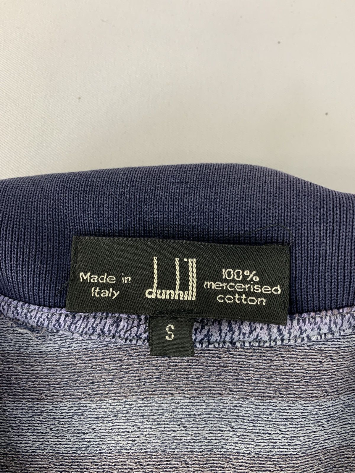 Alfred Dunhill 90s Dunhill Made In Italy Striped Single Pocket Polo Tee Size US S / EU 44-46 / 1 - 6 Thumbnail