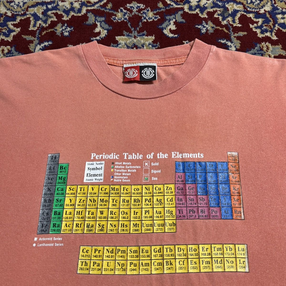 Element Vintage 2000s Element skateboards Periodic Table skate shirt Size US L / EU 52-54 / 3 - 1 Thumbnail