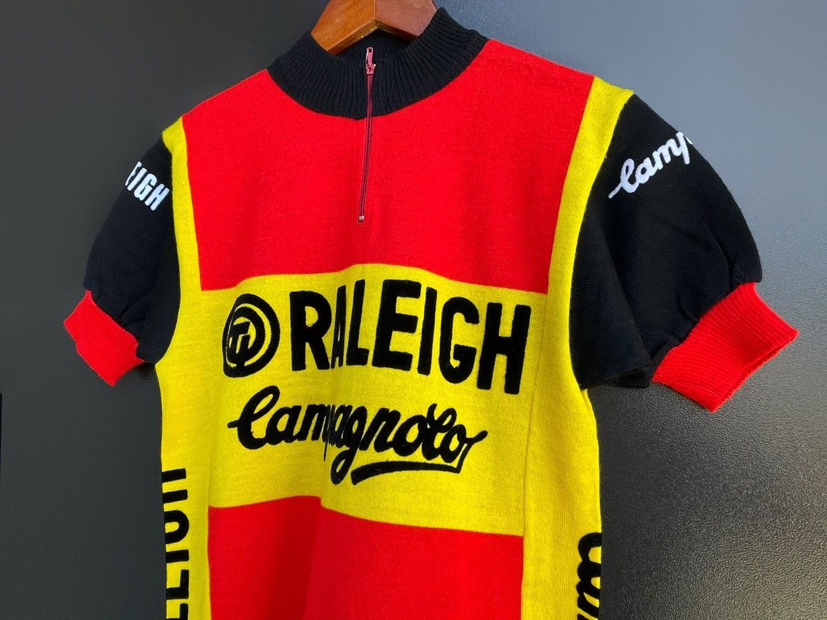 Rapha RALEIGH Campagnolo Wool Shirt Cycling Jersey MOA Sport Italy Size US S / EU 44-46 / 1 - 2 Thumbnail