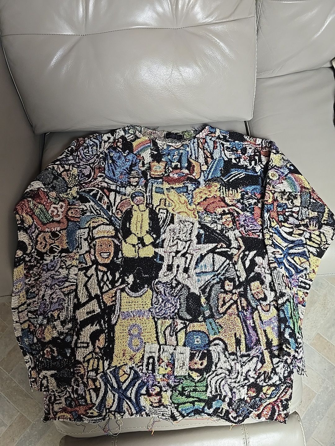4x1111 4X1111 RYUK DEATH NOTE TAPESTRY SWEATER RARE | Grailed