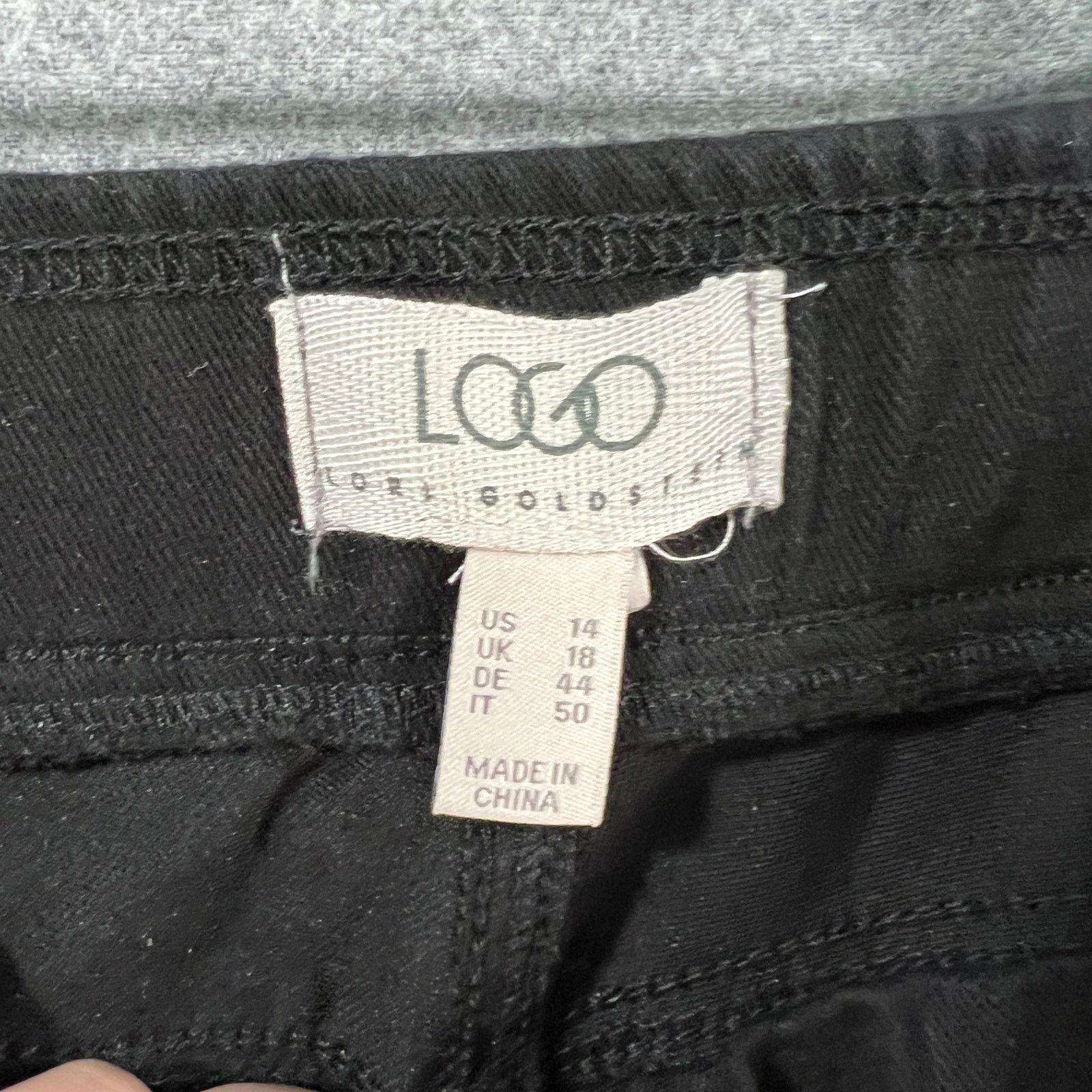 Other LOGO by Lori Goldstein Regular Knit Denim Pull-On Jogger Size 36" / US 14 / IT 50 - 3 Thumbnail