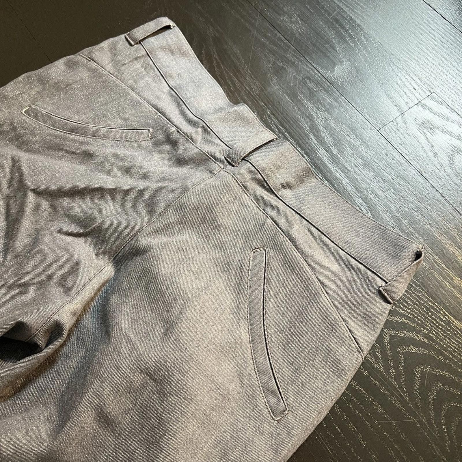 Designer Grey Cave City Western Ghost Rider Pants Size US 34 / EU 50 - 7 Thumbnail
