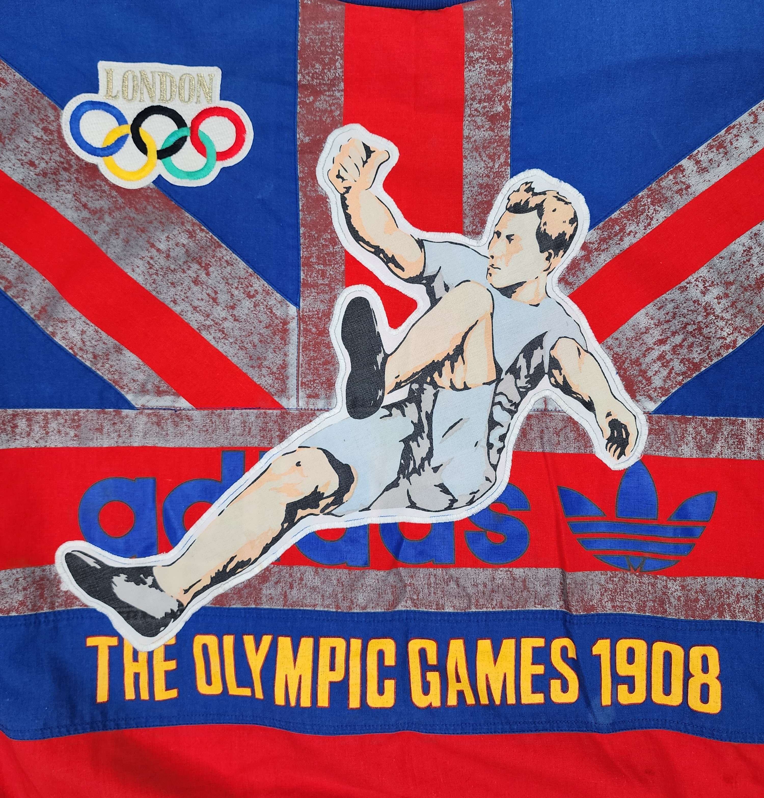 Adidas Vintage 80s Adidas London Olympics games sweatshirt Size US L / EU 52-54 / 3 - 4 Thumbnail