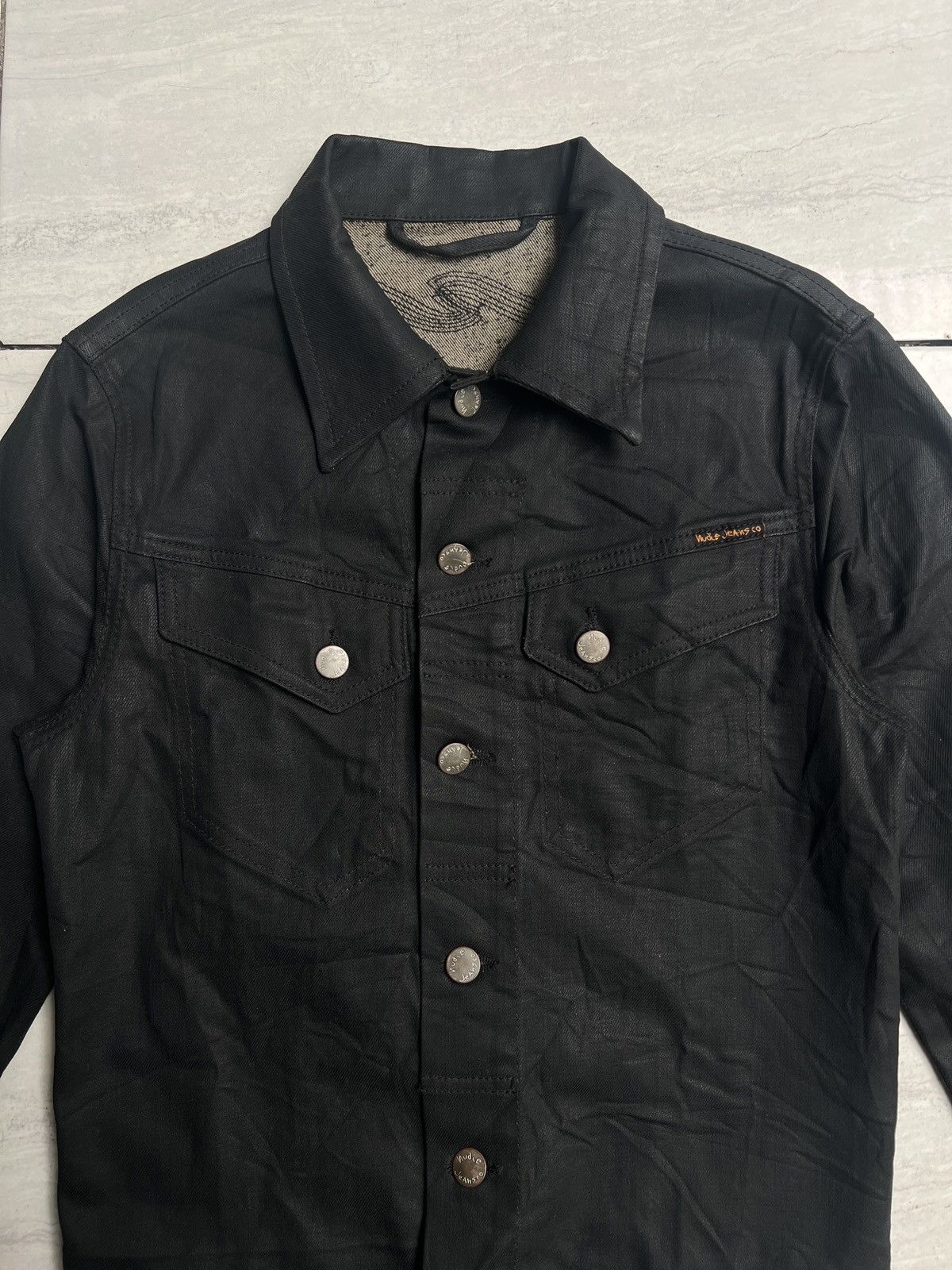 Nudie Jeans NUDIE JEANS CO Black Denim Jacket Size US XS / EU 42 / 0 - 14 Thumbnail