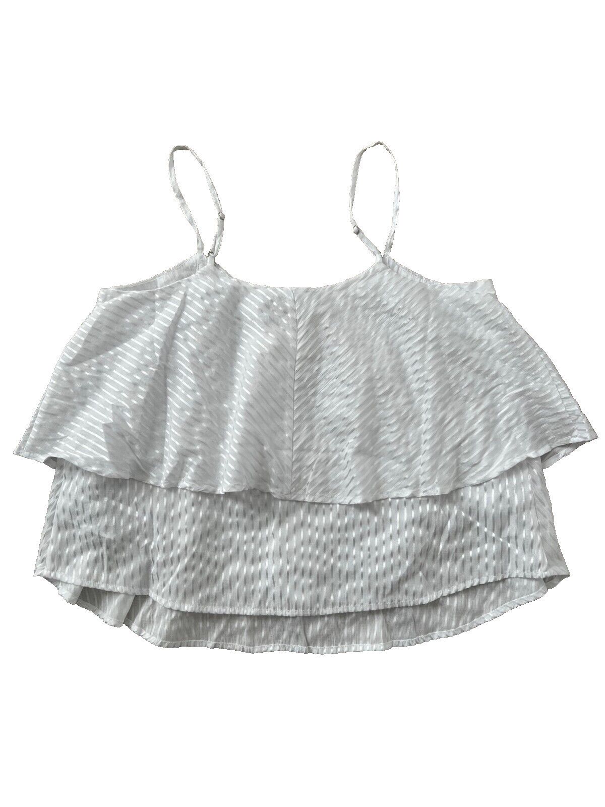 Joe's Joe's Jeans Collection Wanda Tank Top Silver White ( S ) Size S / US 4 / IT 40 - 2 Thumbnail