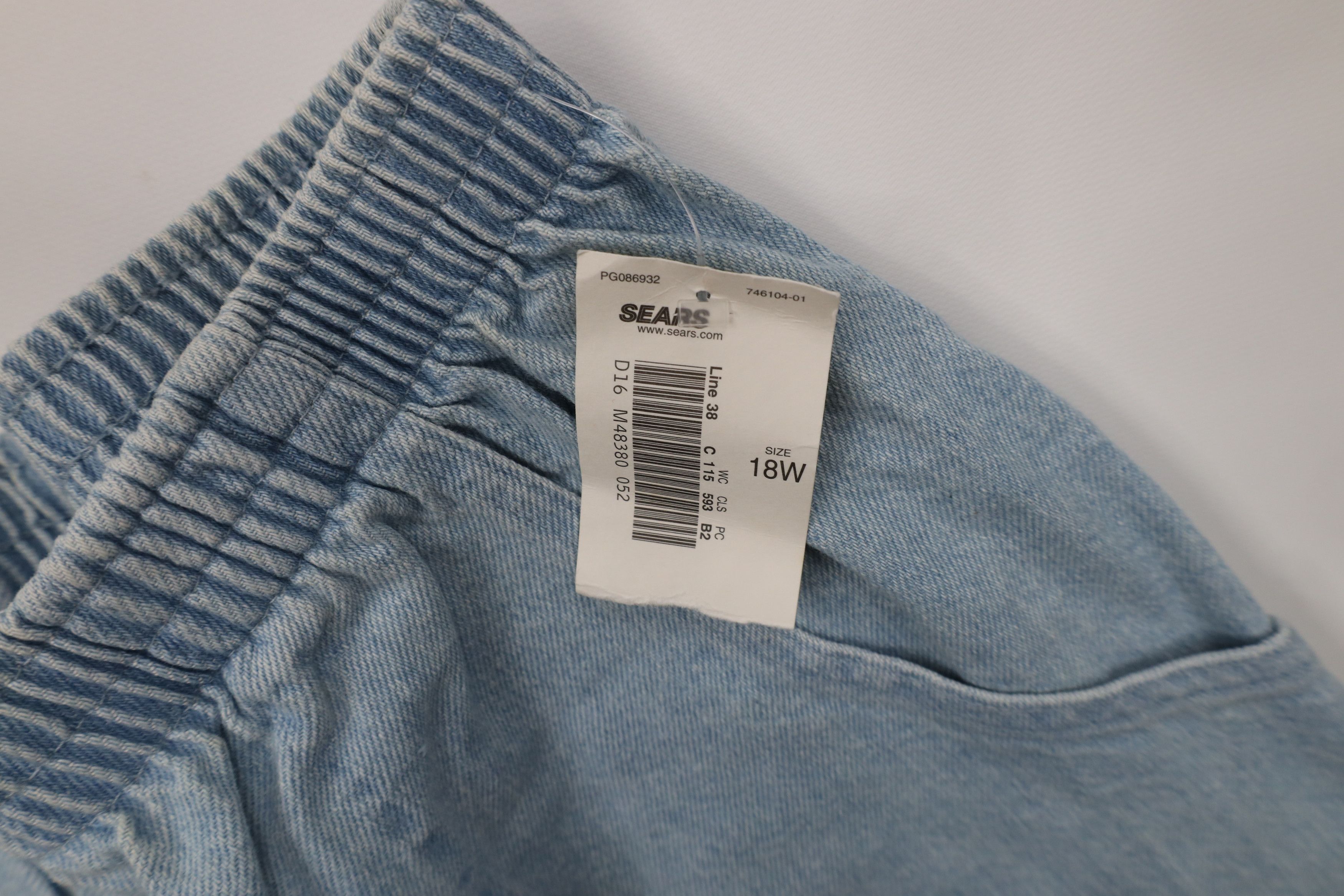 Vintage Deadstock Vintage 90s Streetwear Denim Jeans USA Blue Size 40" / US 18 - 8 Thumbnail