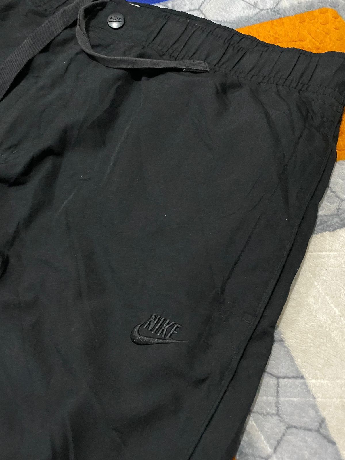 Nike 💸NEED GONE💸 nike sweatpants nylon relaxed y2k Size US 35 - 2 Thumbnail