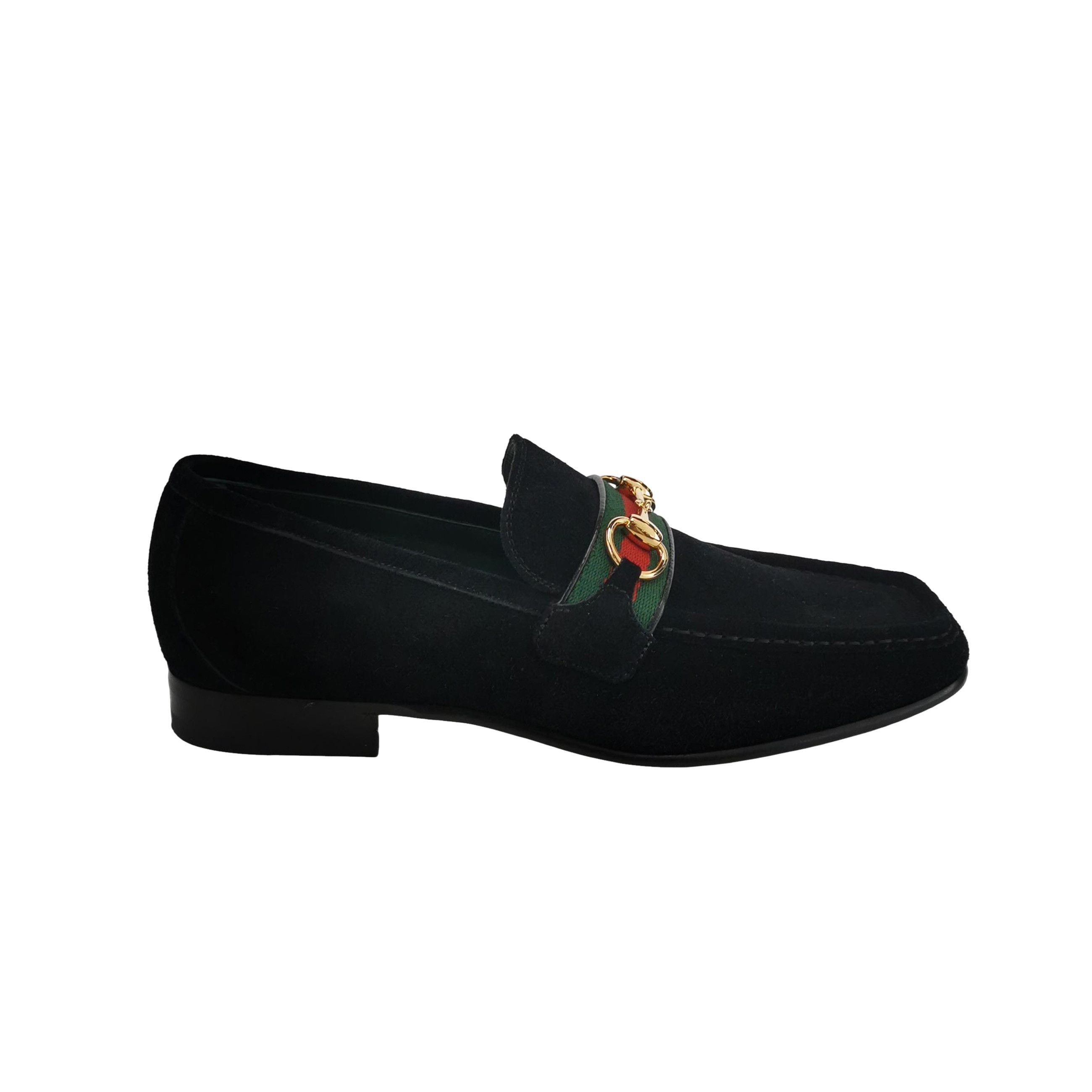 Gucci Gucci Horsebit Web Suede Loafers EU 40 Size US 7 / EU 40 - 1 Thumbnail