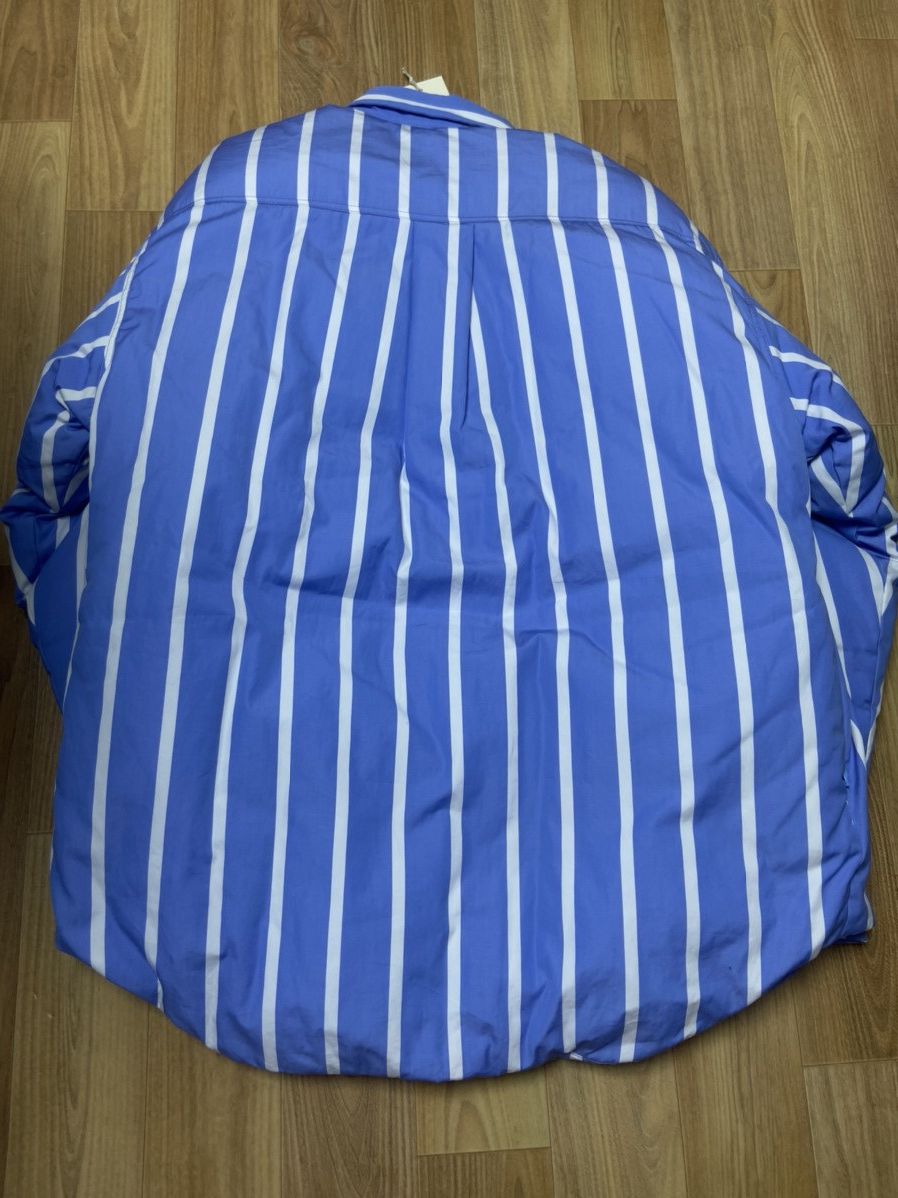 Vetements BNWT) S Vetements Puffer striped shirt jacket Size US S / EU 44-46 / 1 - 2 Thumbnail
