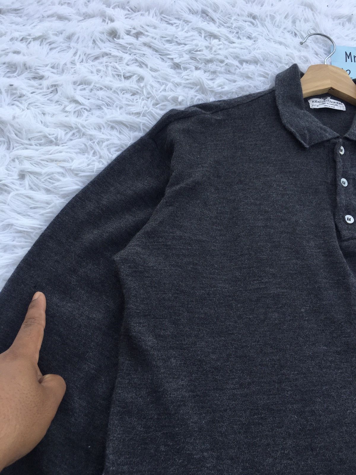 Comme des Garcons Vtg 90s Robe de Chambre Comme des Garcons wool Long sleeve Size US L / EU 52-54 / 3 - 16 Thumbnail