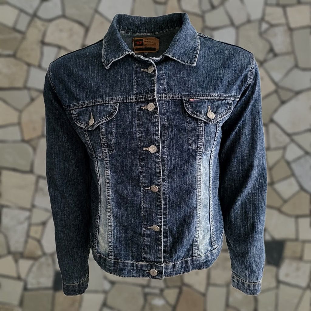 Diesel DIESEL Ladies Cotton Jacket M Navy Jacket Women XS-XXL? Size M / US 6-8 / IT 42-44 - 1 Thumbnail