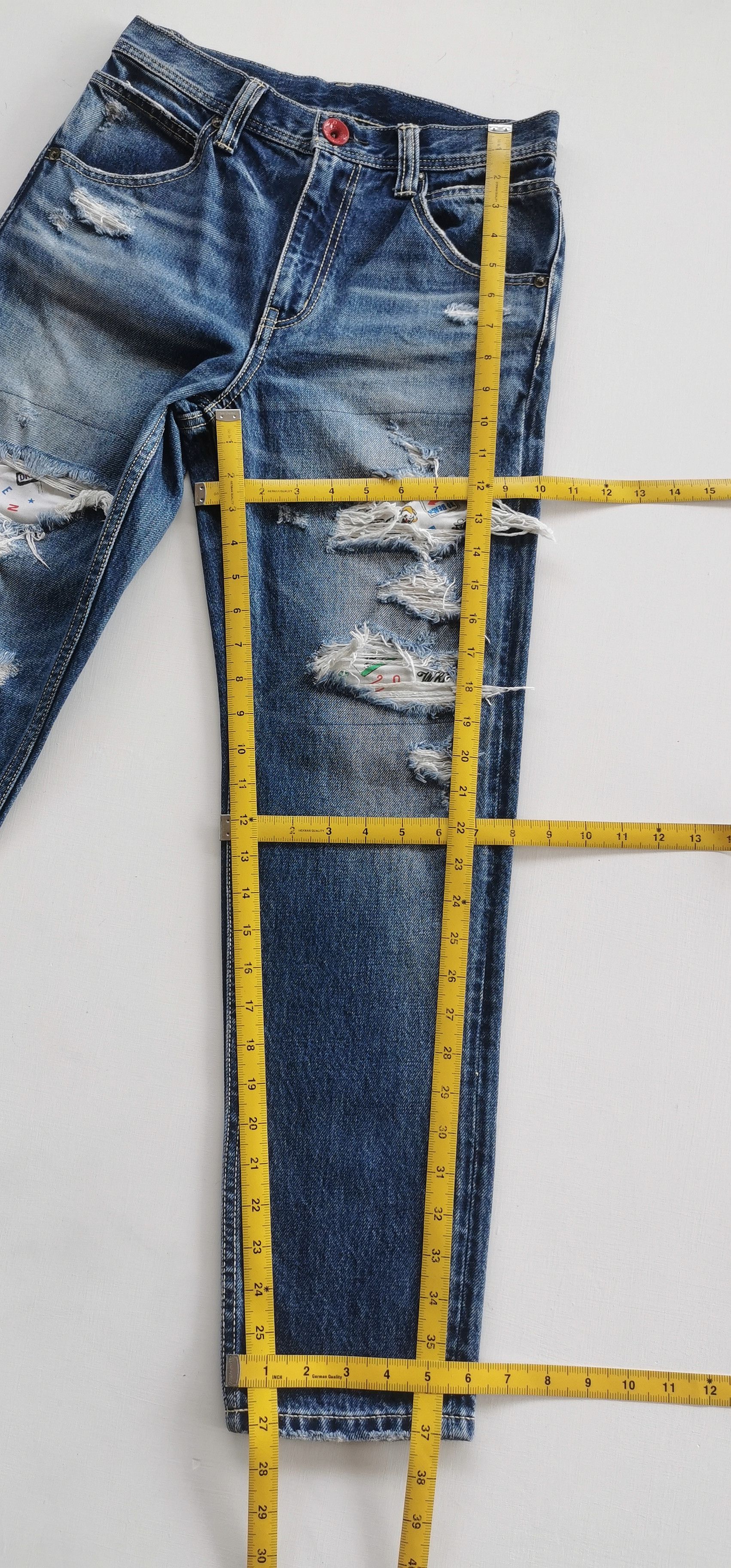 Kapital Grunge Rodeo Crown Jeans Size 28" / US 6 / IT 42 - 3 Thumbnail