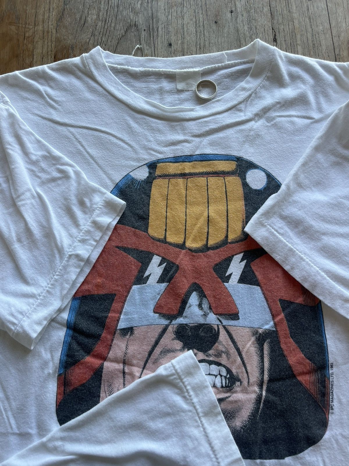 Vintage Vtg Judge Dredd 1983’s Are You feeling lucky Punk? T-shirt Size US L / EU 52-54 / 3 - 7 Thumbnail