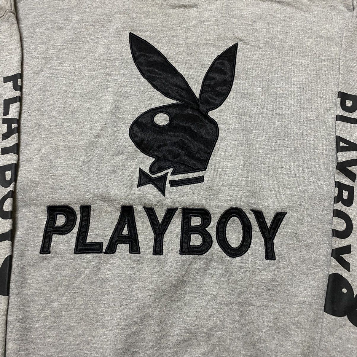 Playboy × Vintage Vintage 90s Playboy Big Logo Embroidery Sweatshirt Size US L / EU 52-54 / 3 - 13 Thumbnail